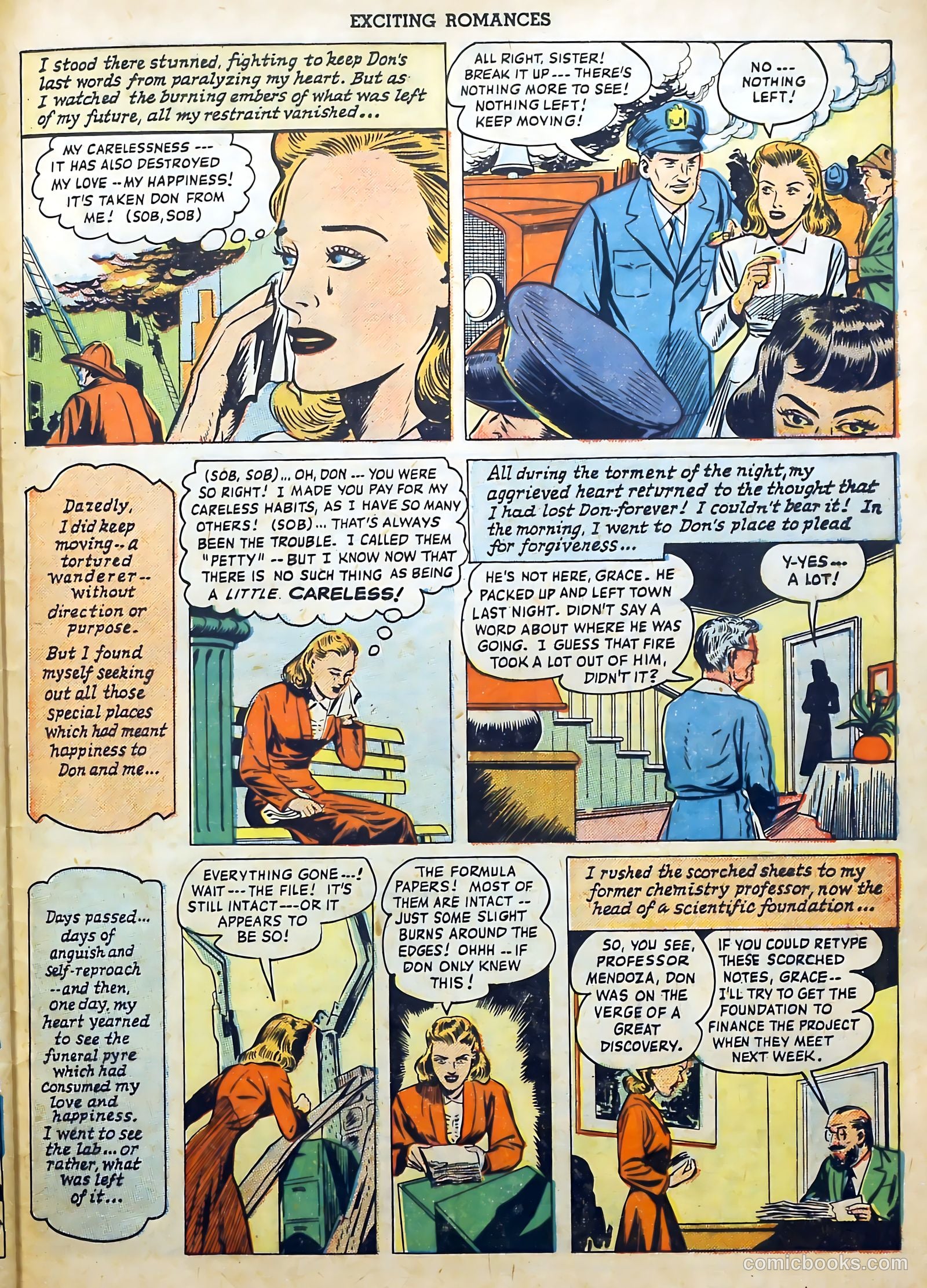 Exciting Romances #1 (1949) — page 33 of 36