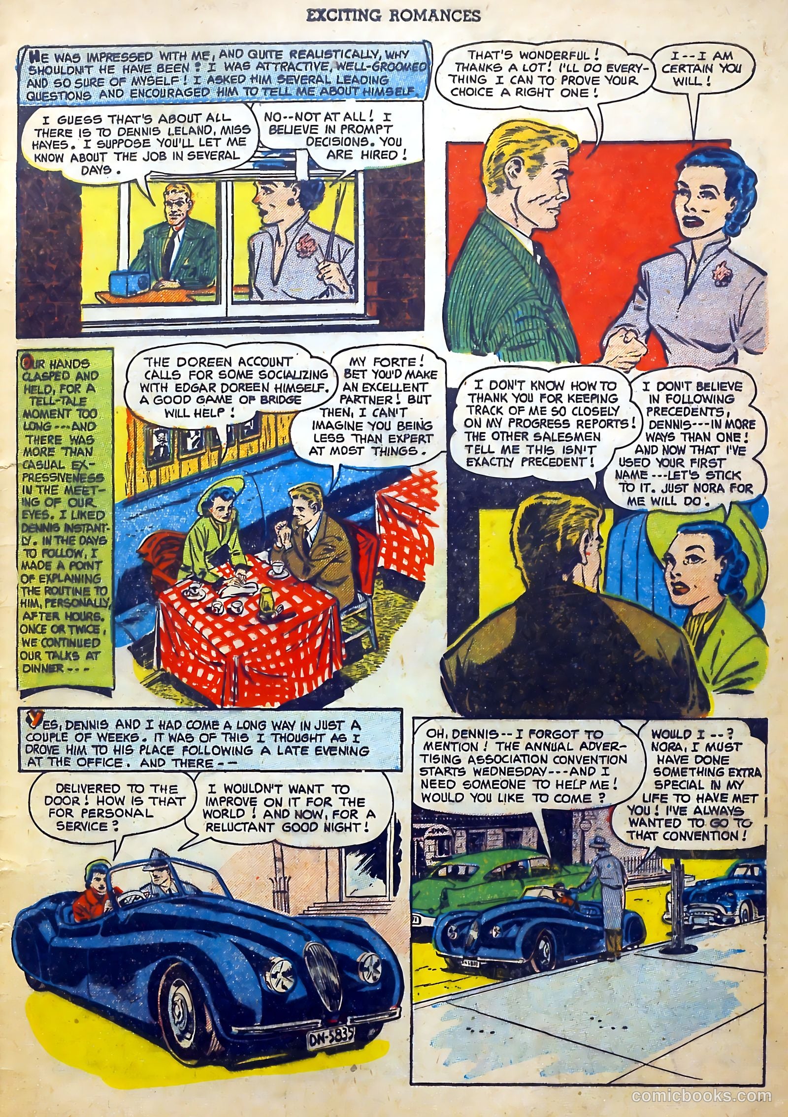 Exciting Romances #10 (1952) — page 5 of 36