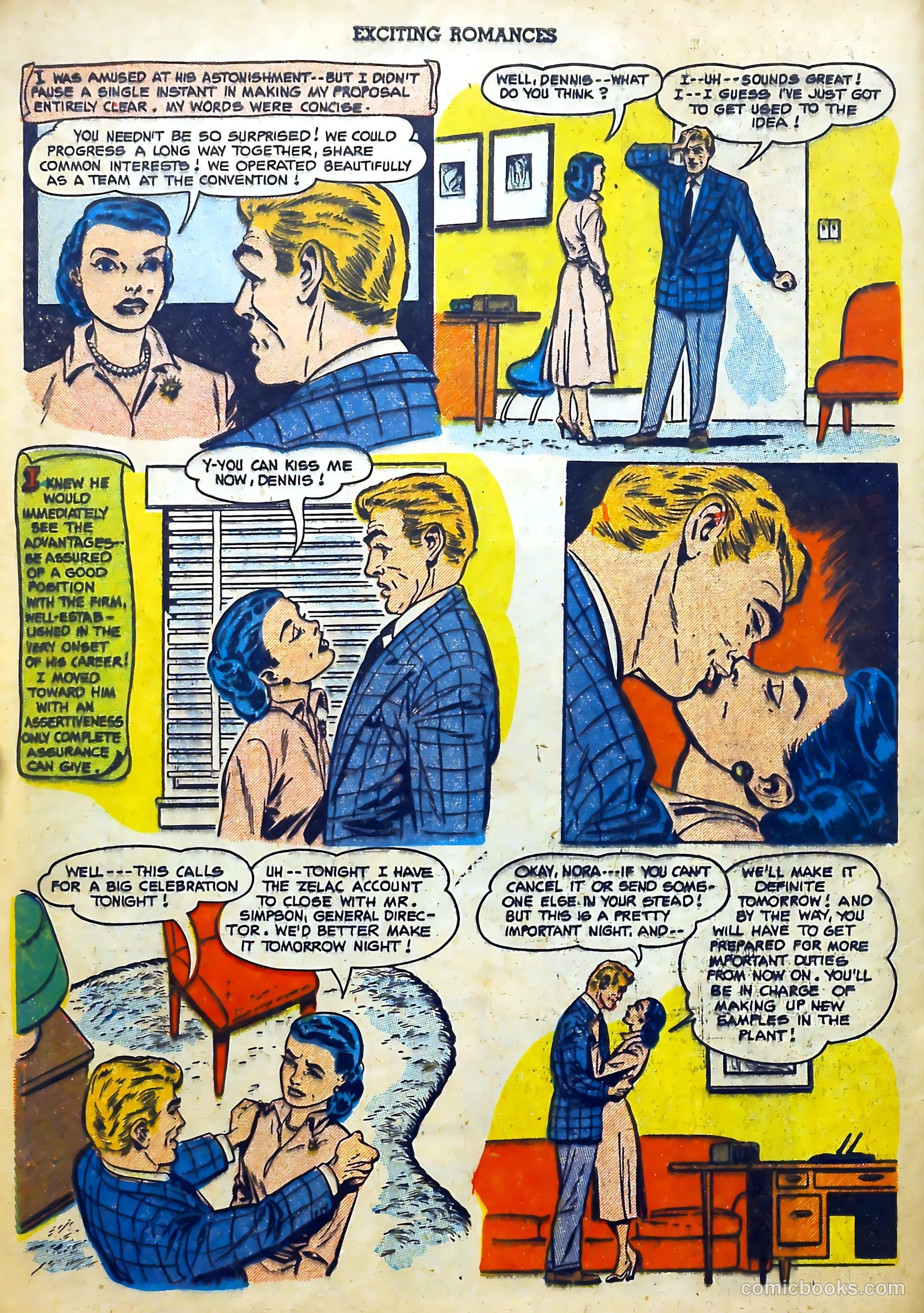 Exciting Romances #10 (1952) — page 8 of 36