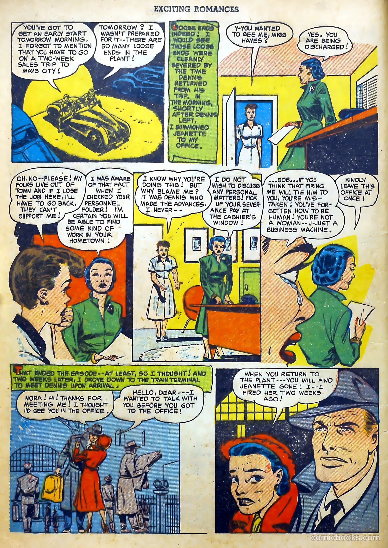 Exciting Romances #10 (1952) — page 12 of 36