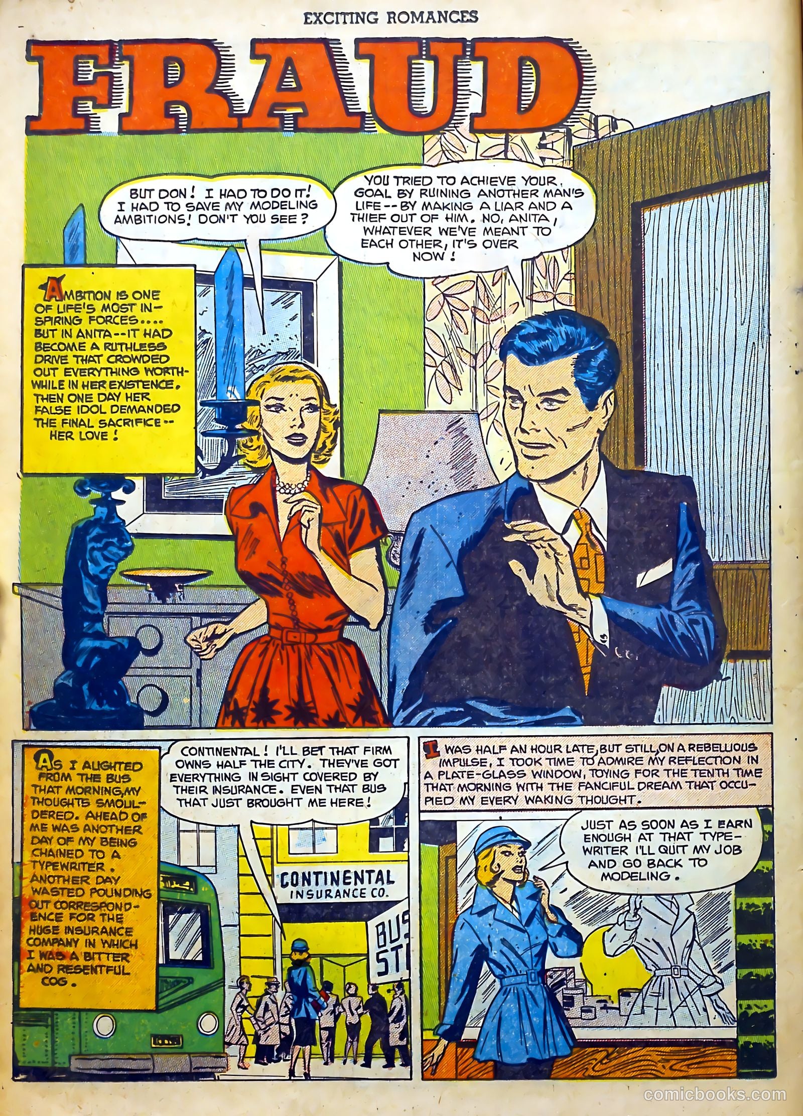 Exciting Romances #10 (1952) — page 14 of 36
