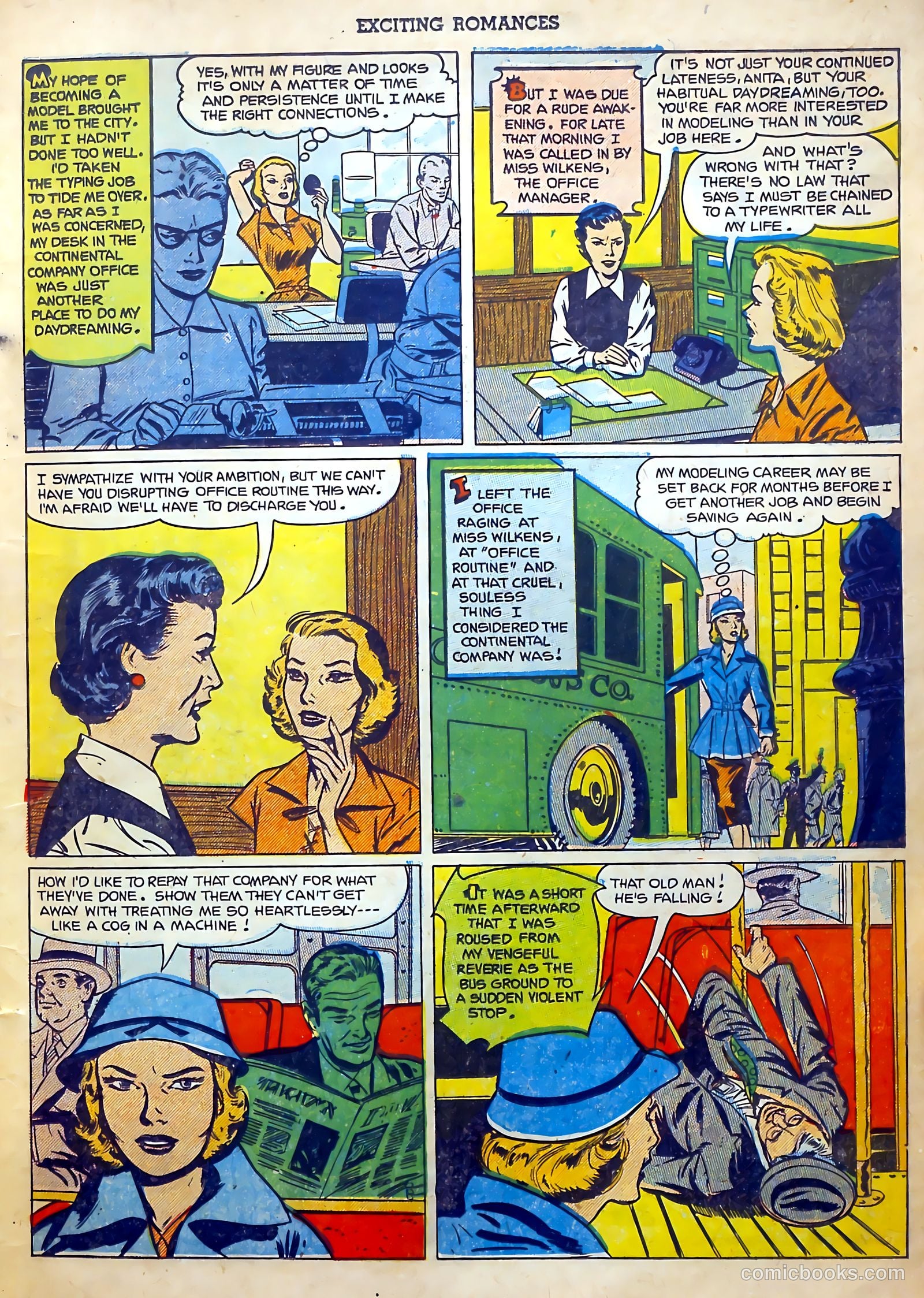 Exciting Romances #10 (1952) — page 15 of 36
