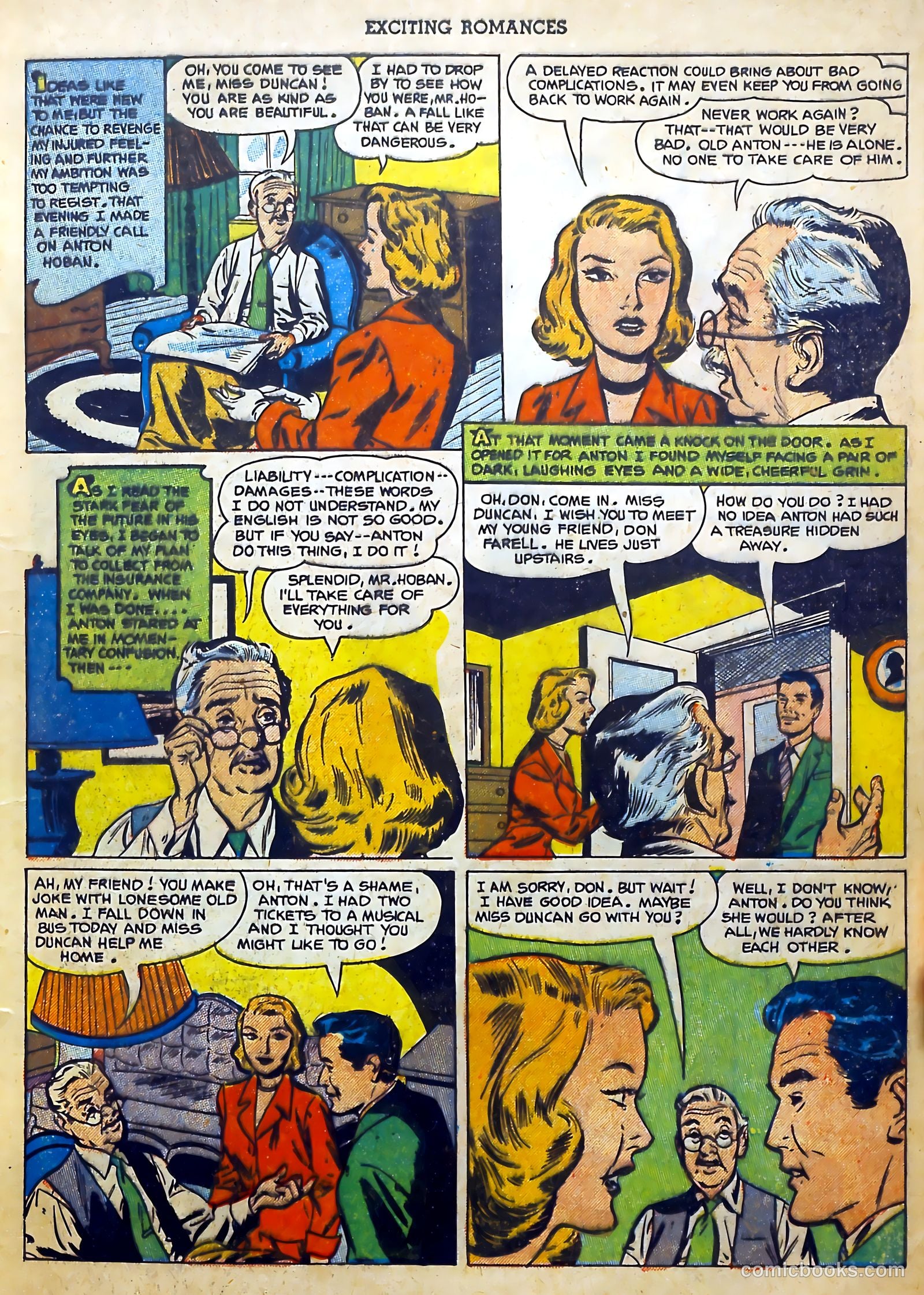 Exciting Romances #10 (1952) — page 17 of 36