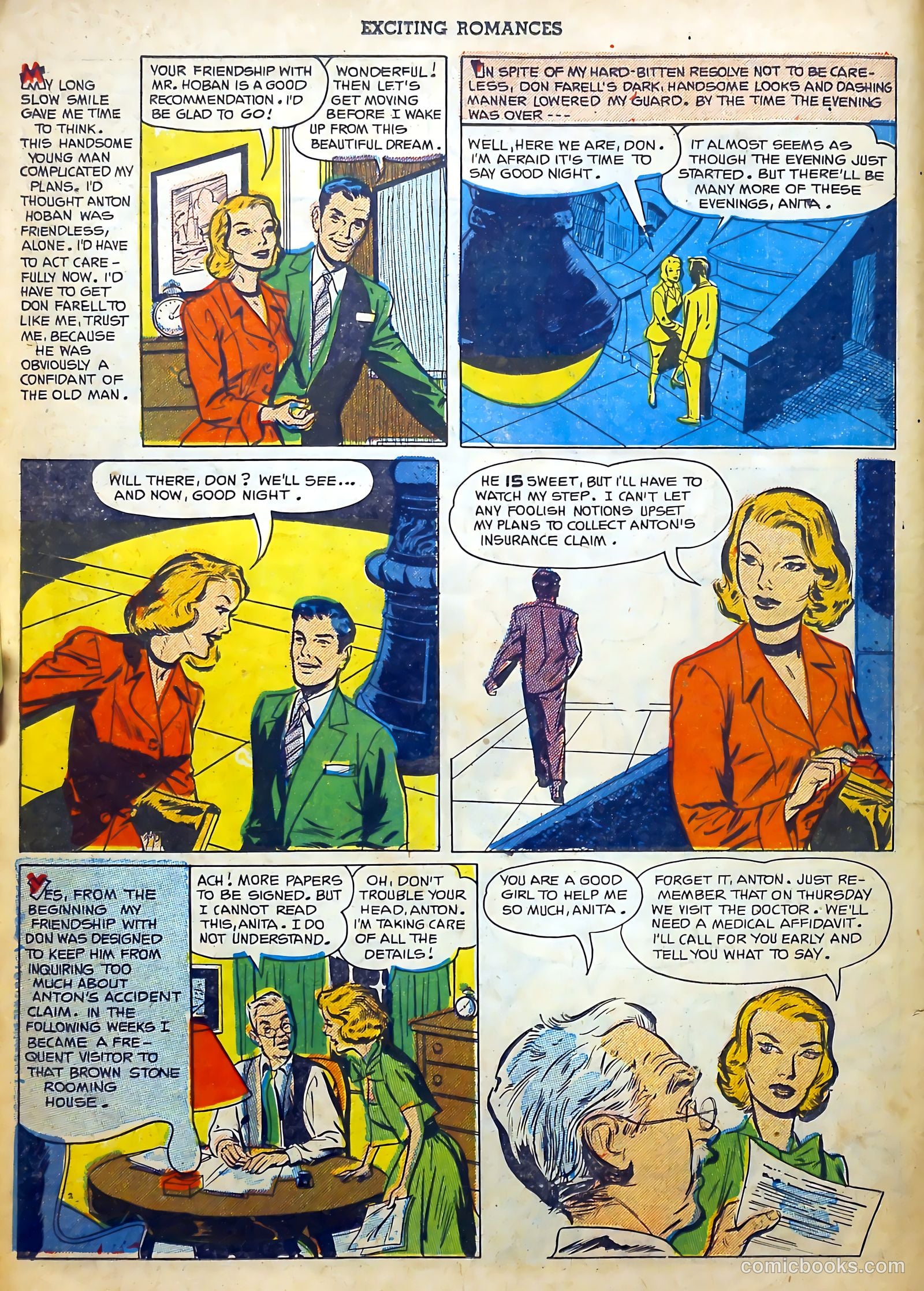 Exciting Romances #10 (1952) — page 18 of 36