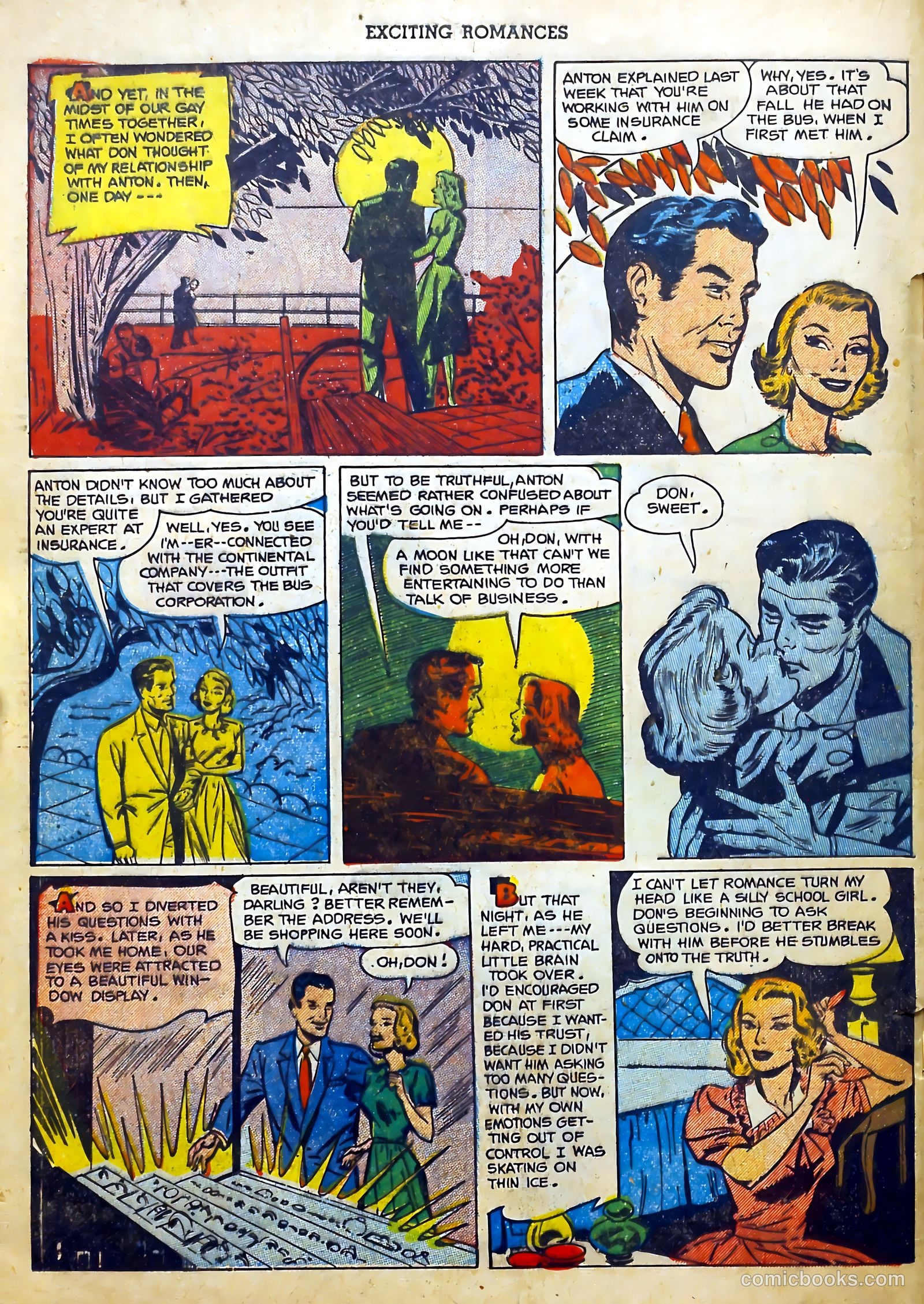 Exciting Romances #10 (1952) — page 20 of 36