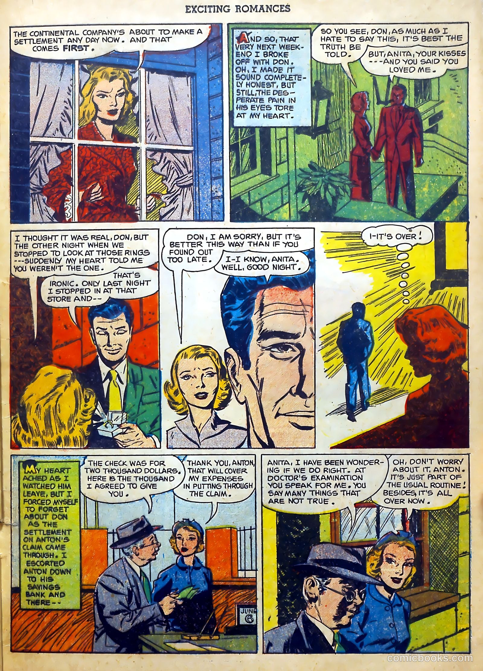 Exciting Romances #10 (1952) — page 21 of 36