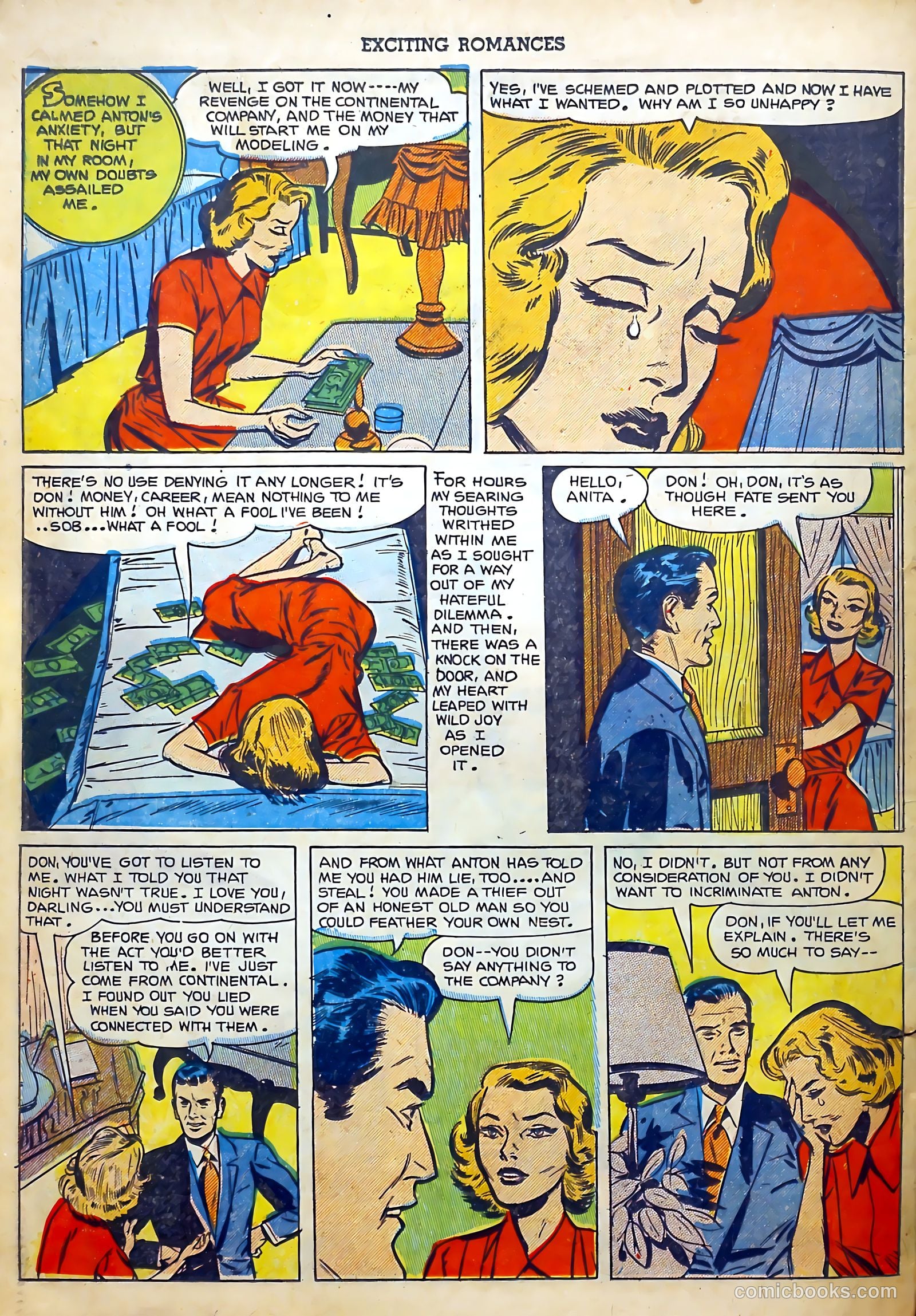 Exciting Romances #10 (1952) — page 22 of 36
