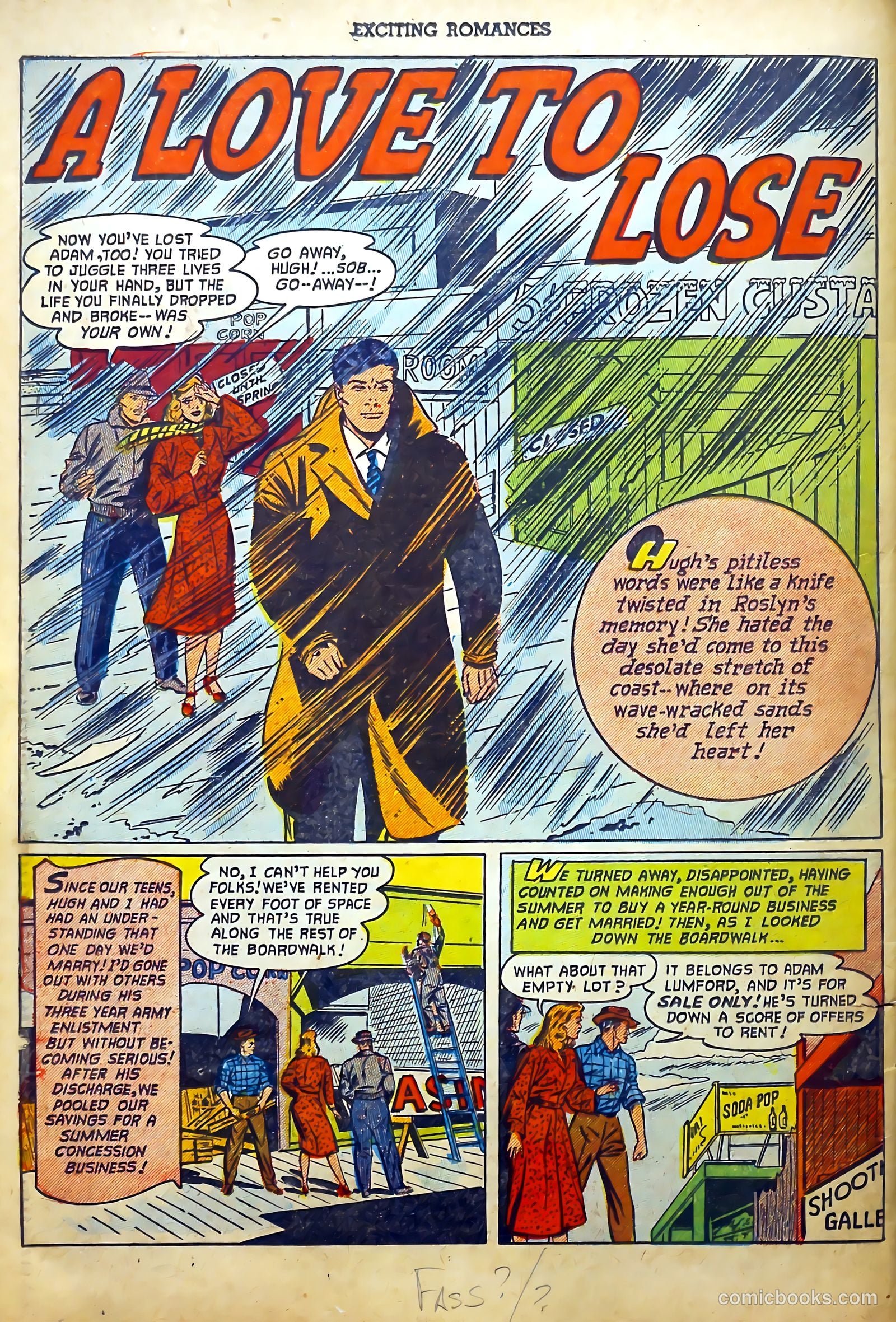 Exciting Romances #10 (1952) — page 26 of 36