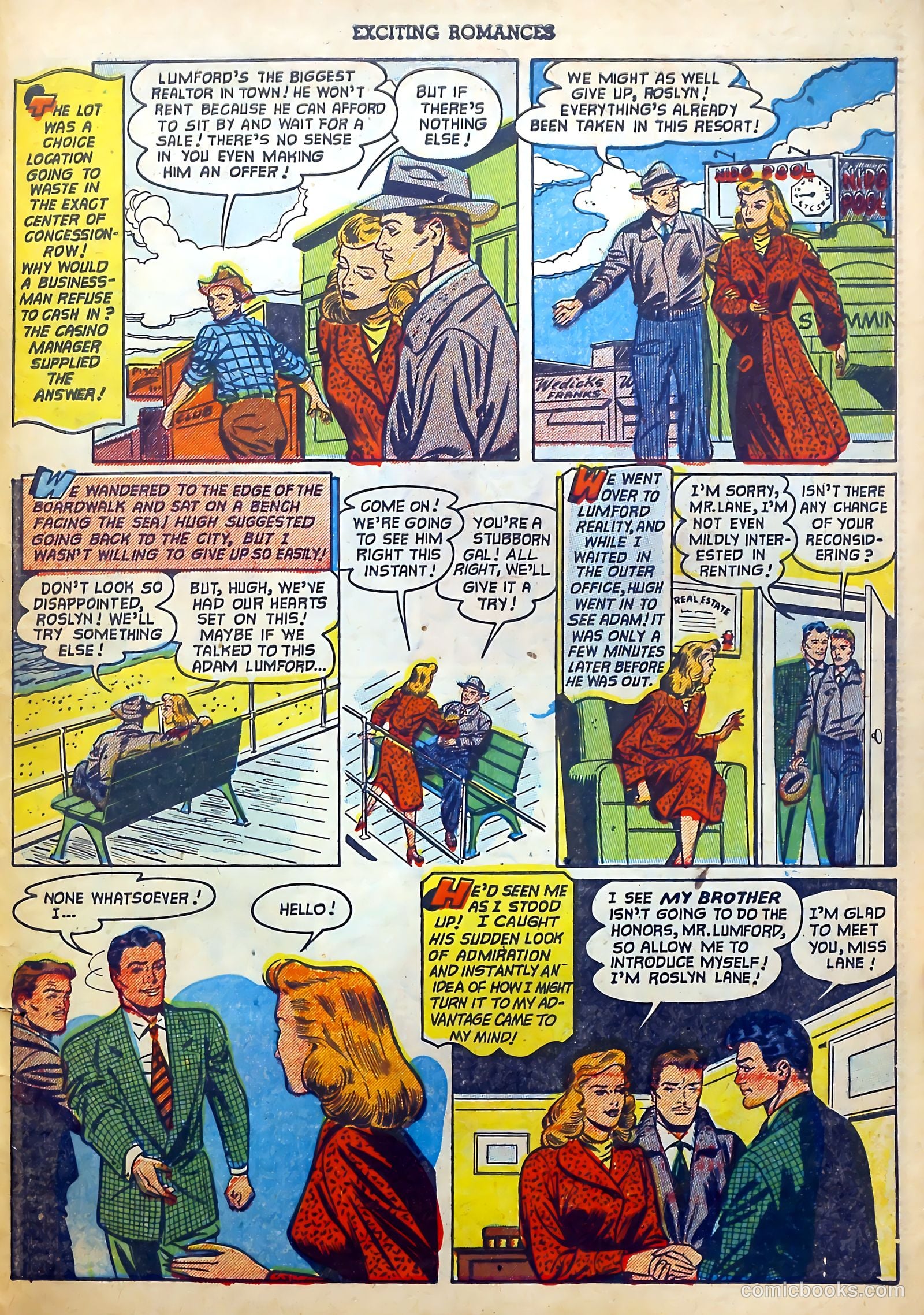 Exciting Romances #10 (1952) — page 27 of 36