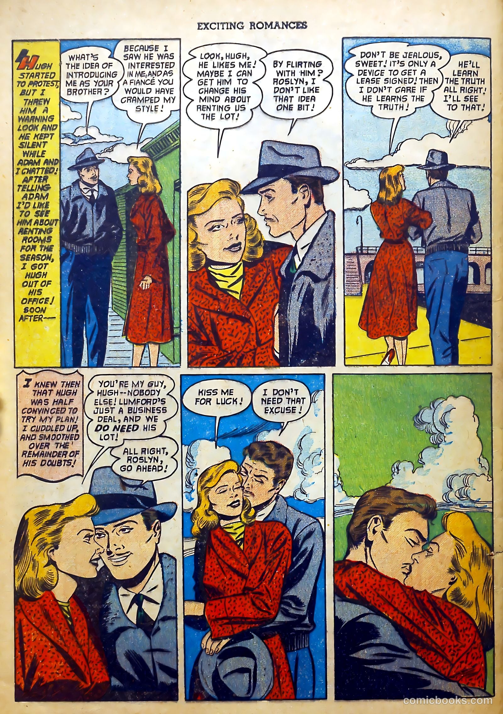 Exciting Romances #10 (1952) — page 28 of 36