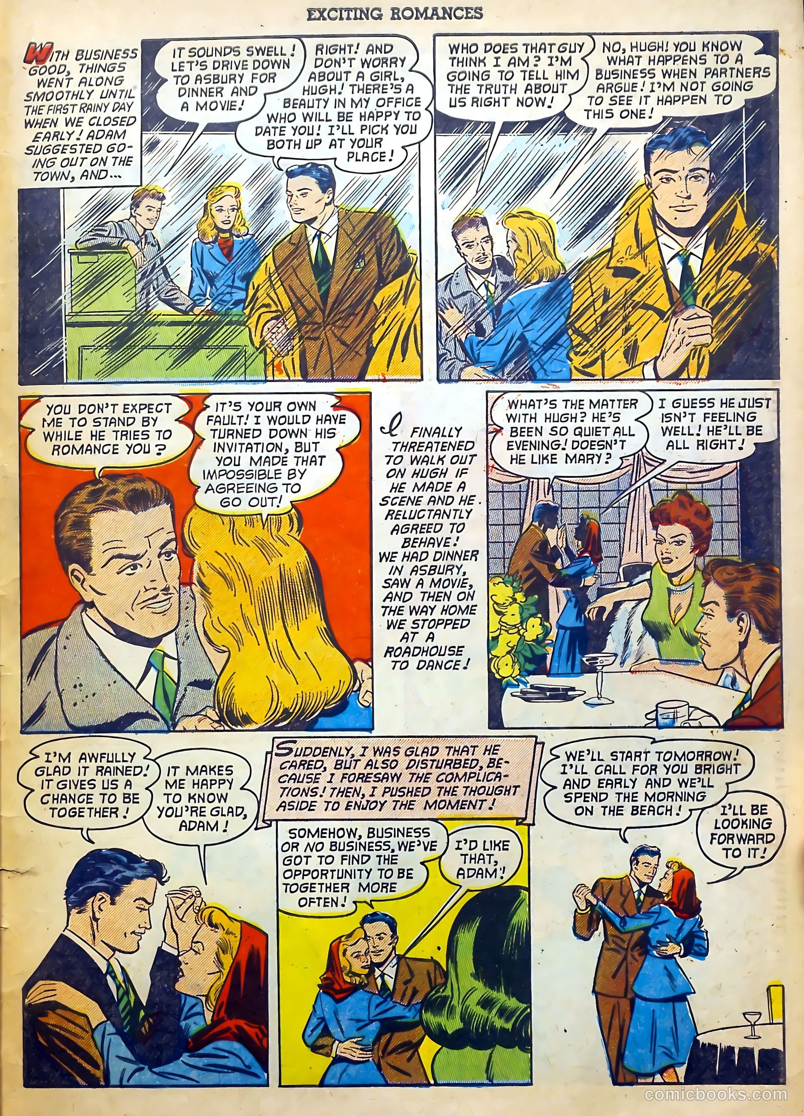 Exciting Romances #10 (1952) — page 31 of 36