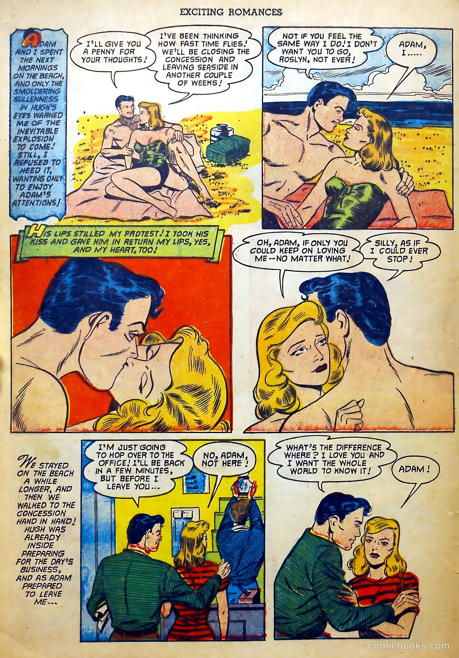 Exciting Romances #10 (1952) — page 32 of 36