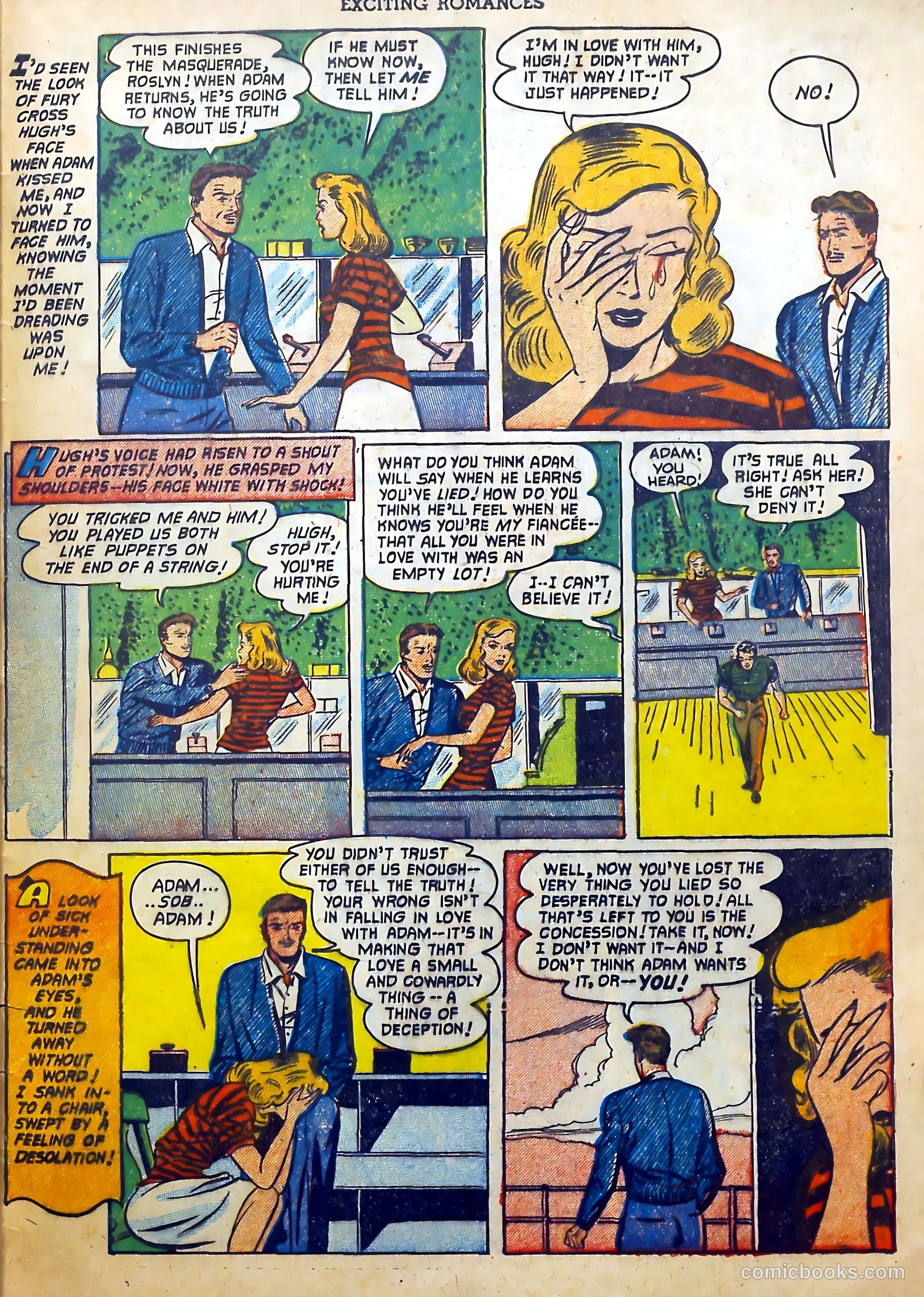 Exciting Romances #10 (1952) — page 33 of 36