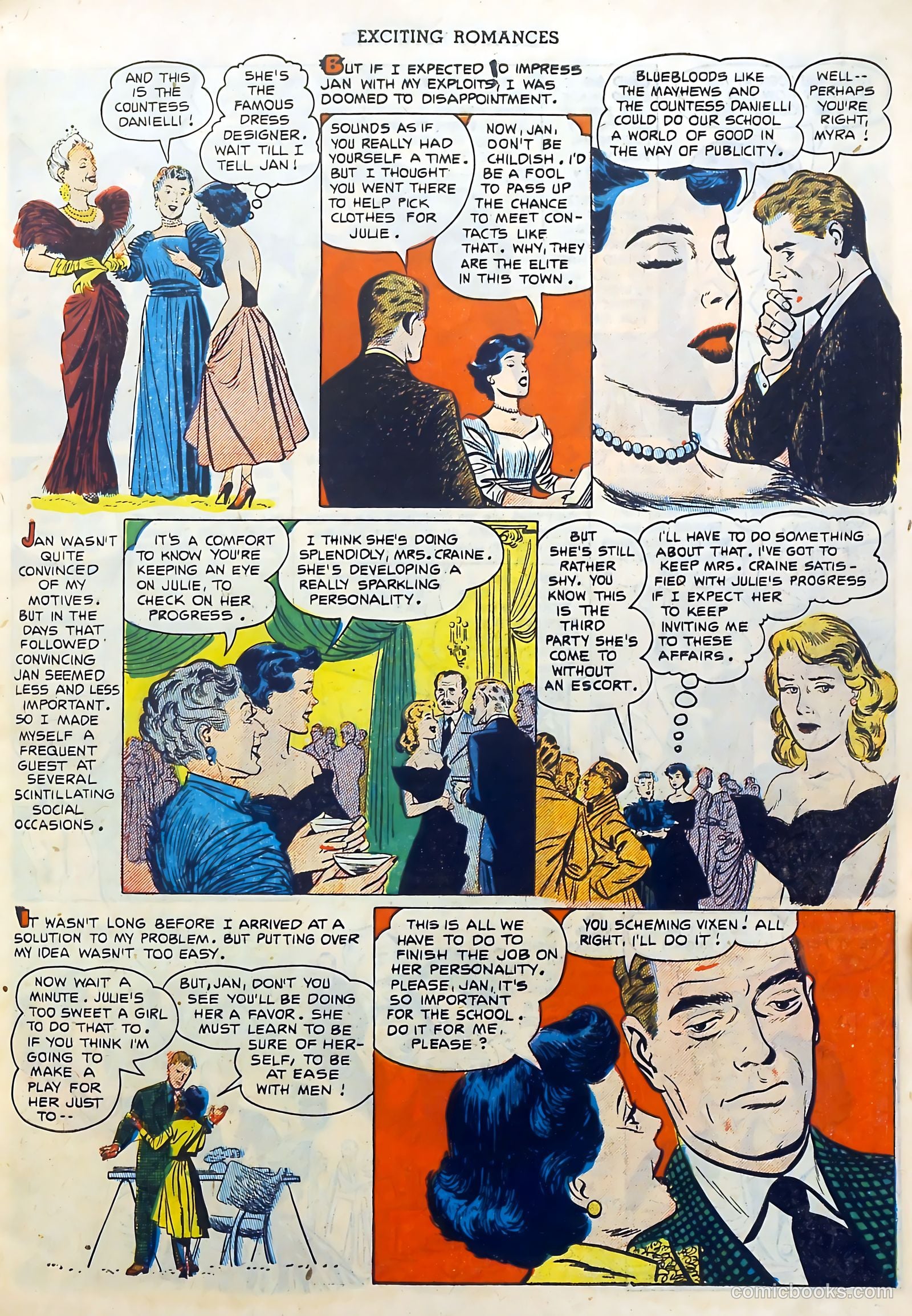 Exciting Romances #11 (1952) — page 7 of 36