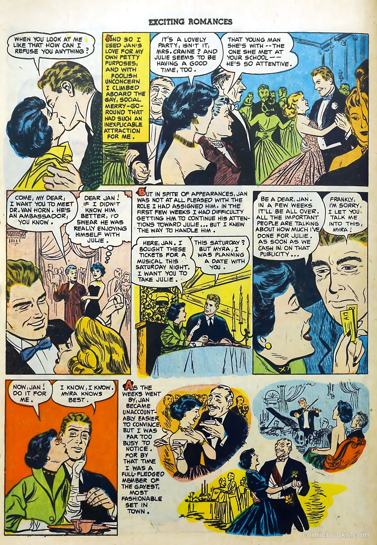 Exciting Romances #11 (1952) — page 8 of 36