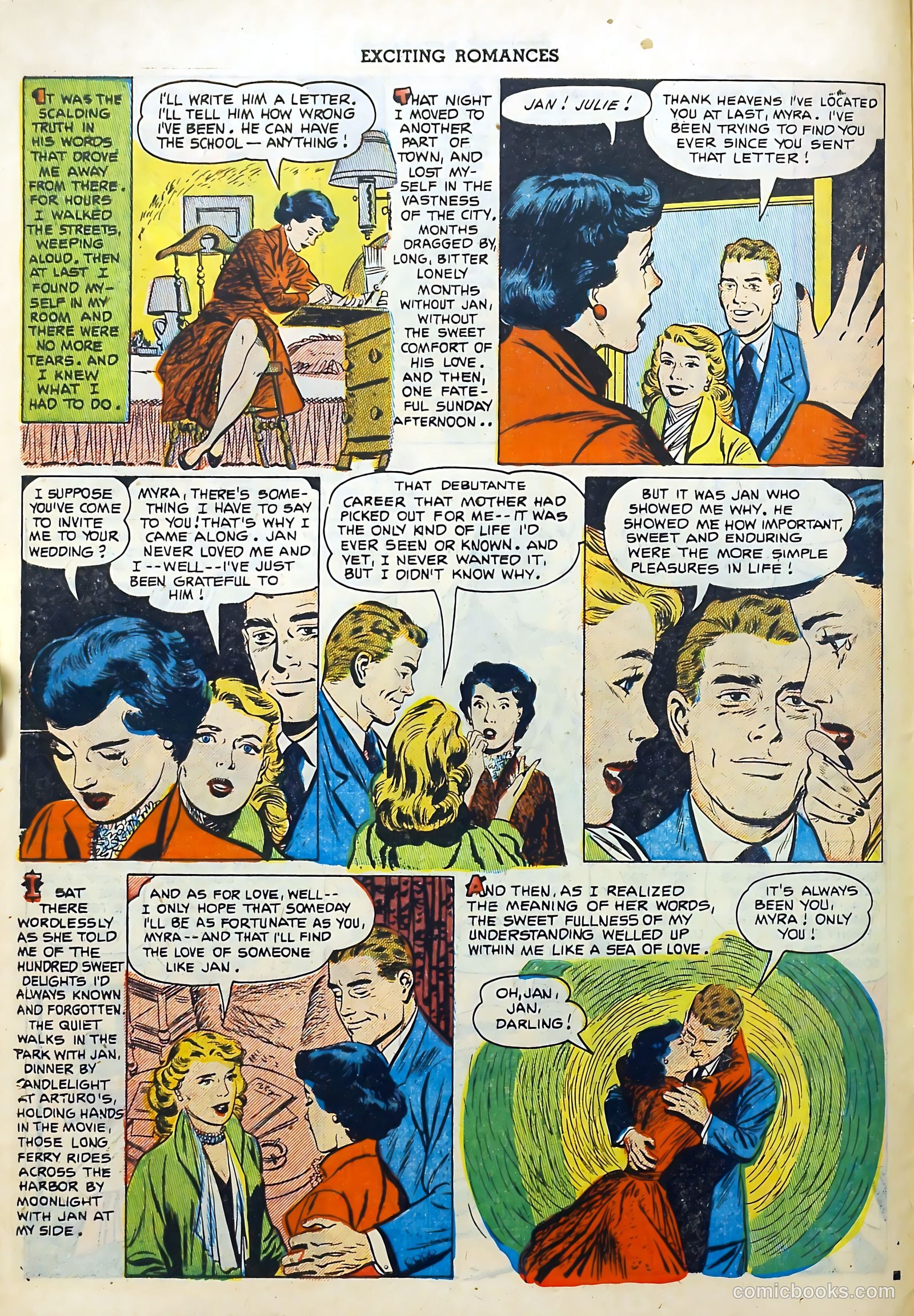 Exciting Romances #11 (1952) — page 10 of 36