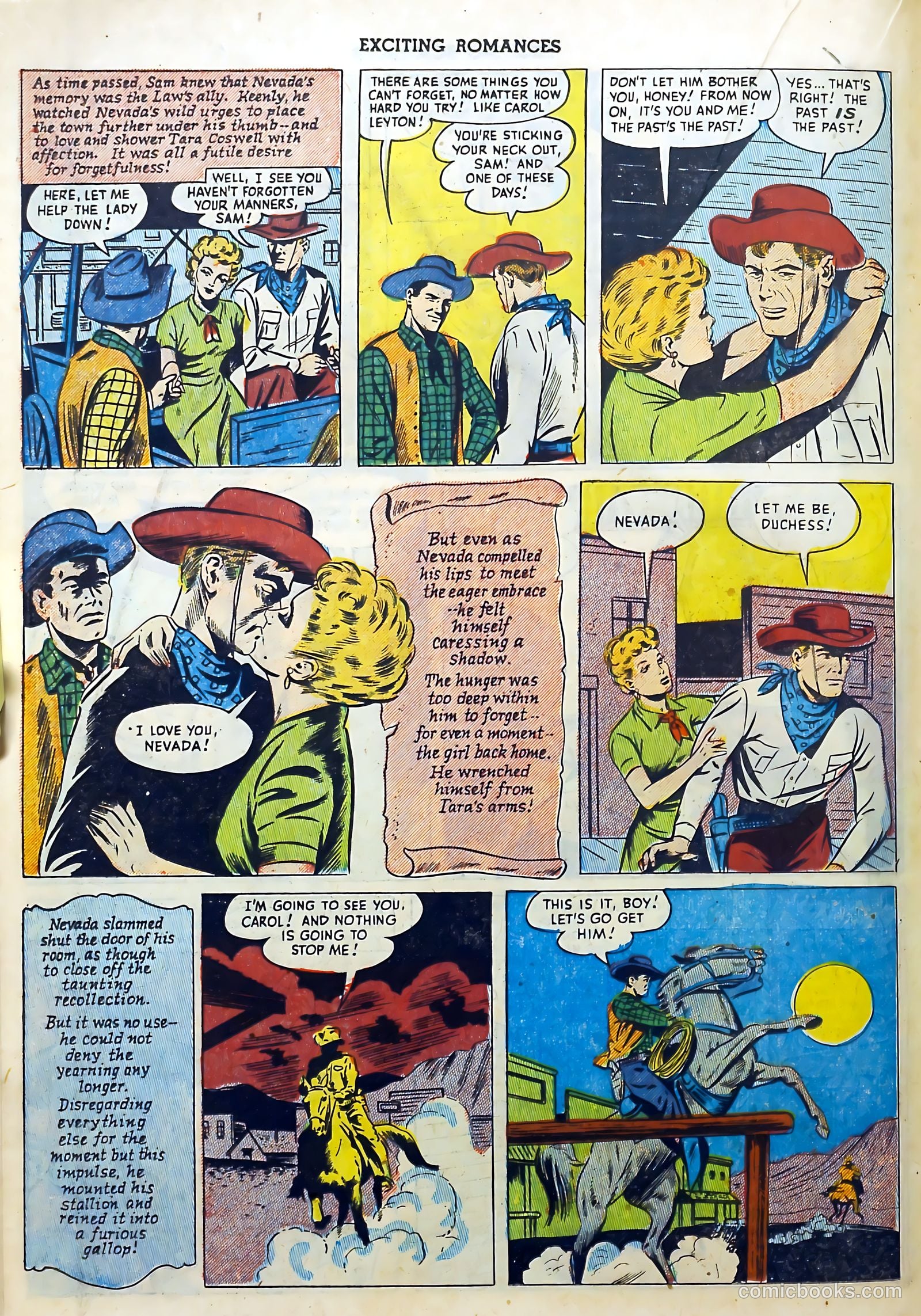 Exciting Romances #11 (1952) — page 18 of 36