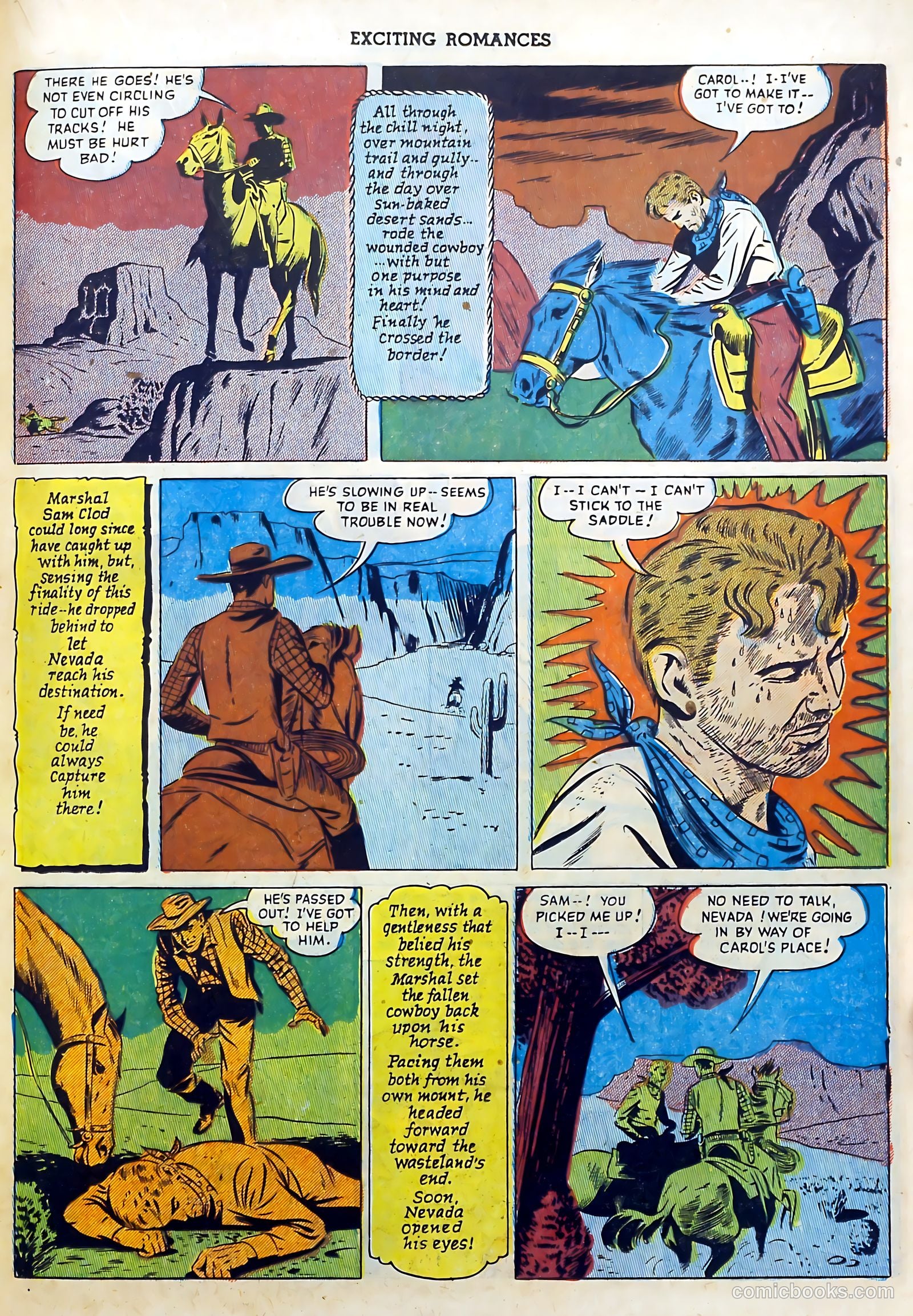 Exciting Romances #11 (1952) — page 23 of 36