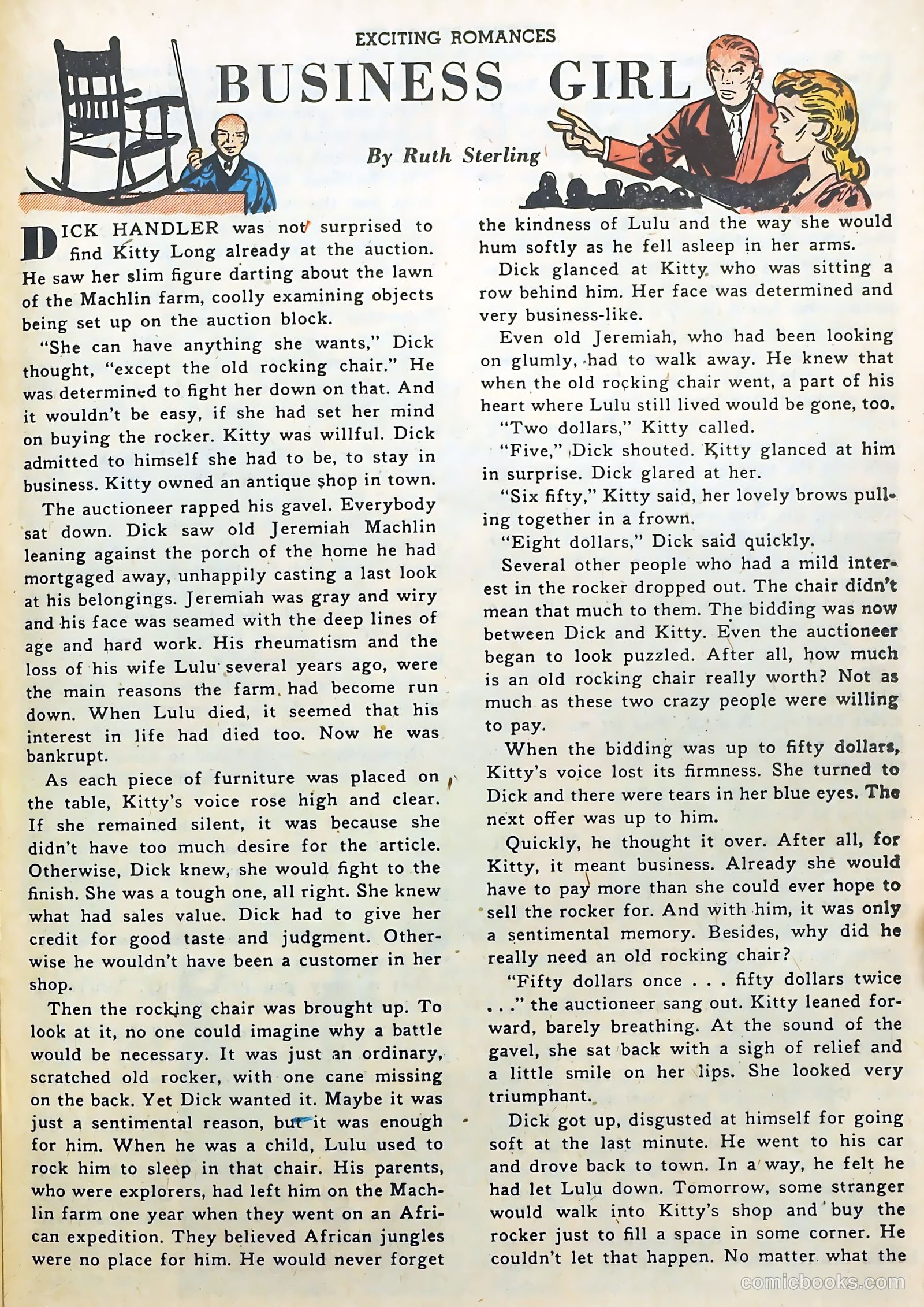 Exciting Romances #11 (1952) — page 25 of 36