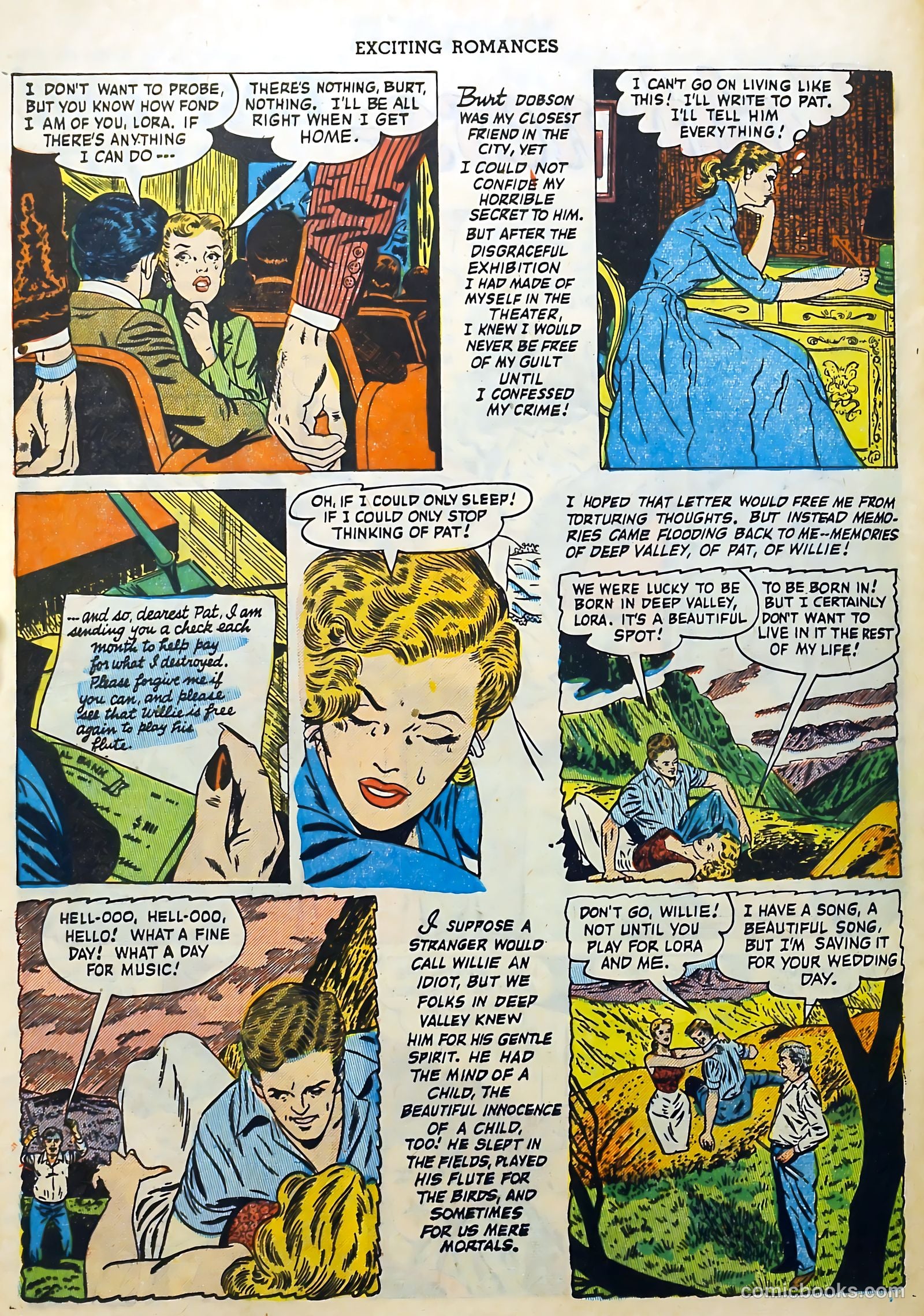 Exciting Romances #11 (1952) — page 28 of 36