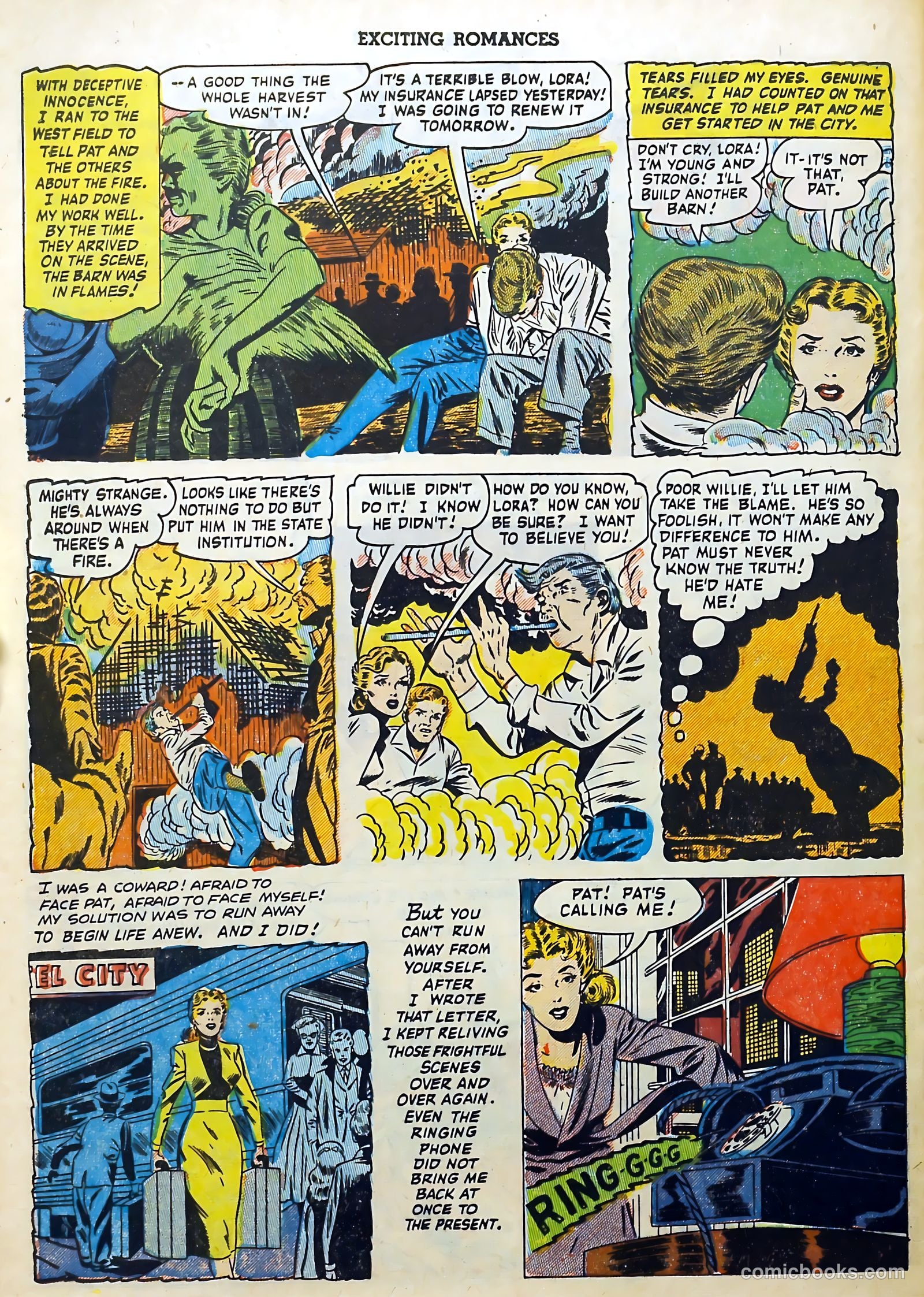 Exciting Romances #11 (1952) — page 32 of 36