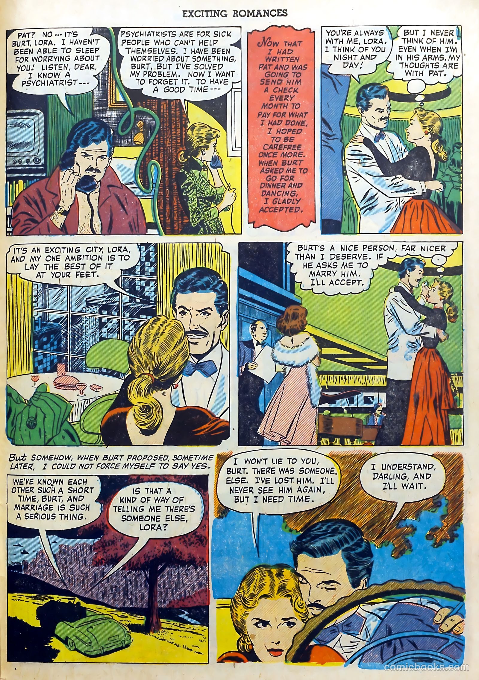 Exciting Romances #11 (1952) — page 33 of 36