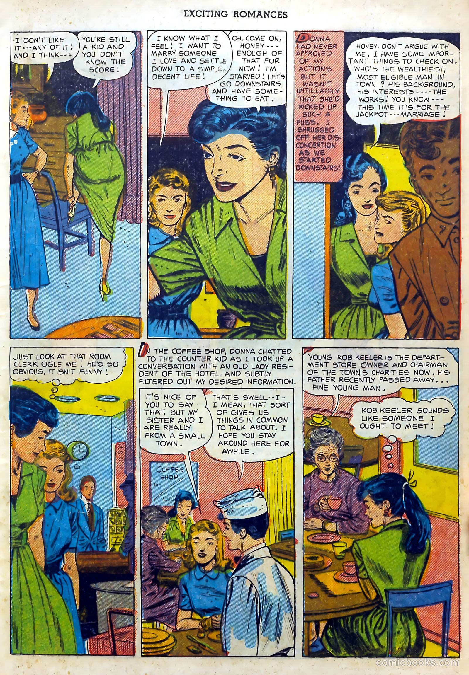 Exciting Romances #12 (1953) — page 5 of 36