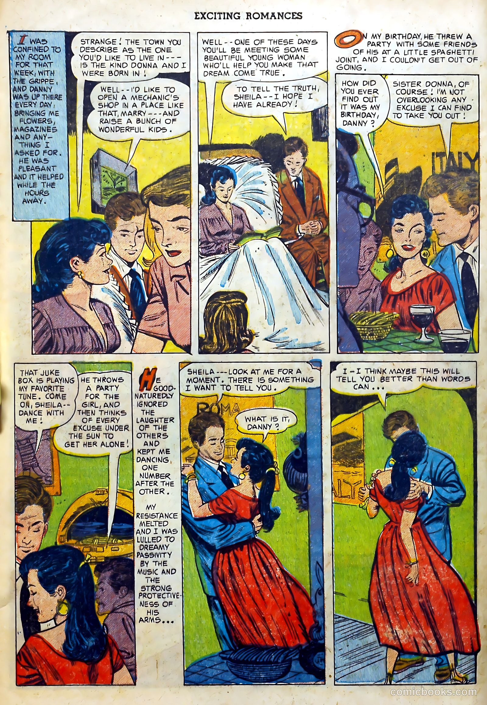 Exciting Romances #12 (1953) — page 8 of 36