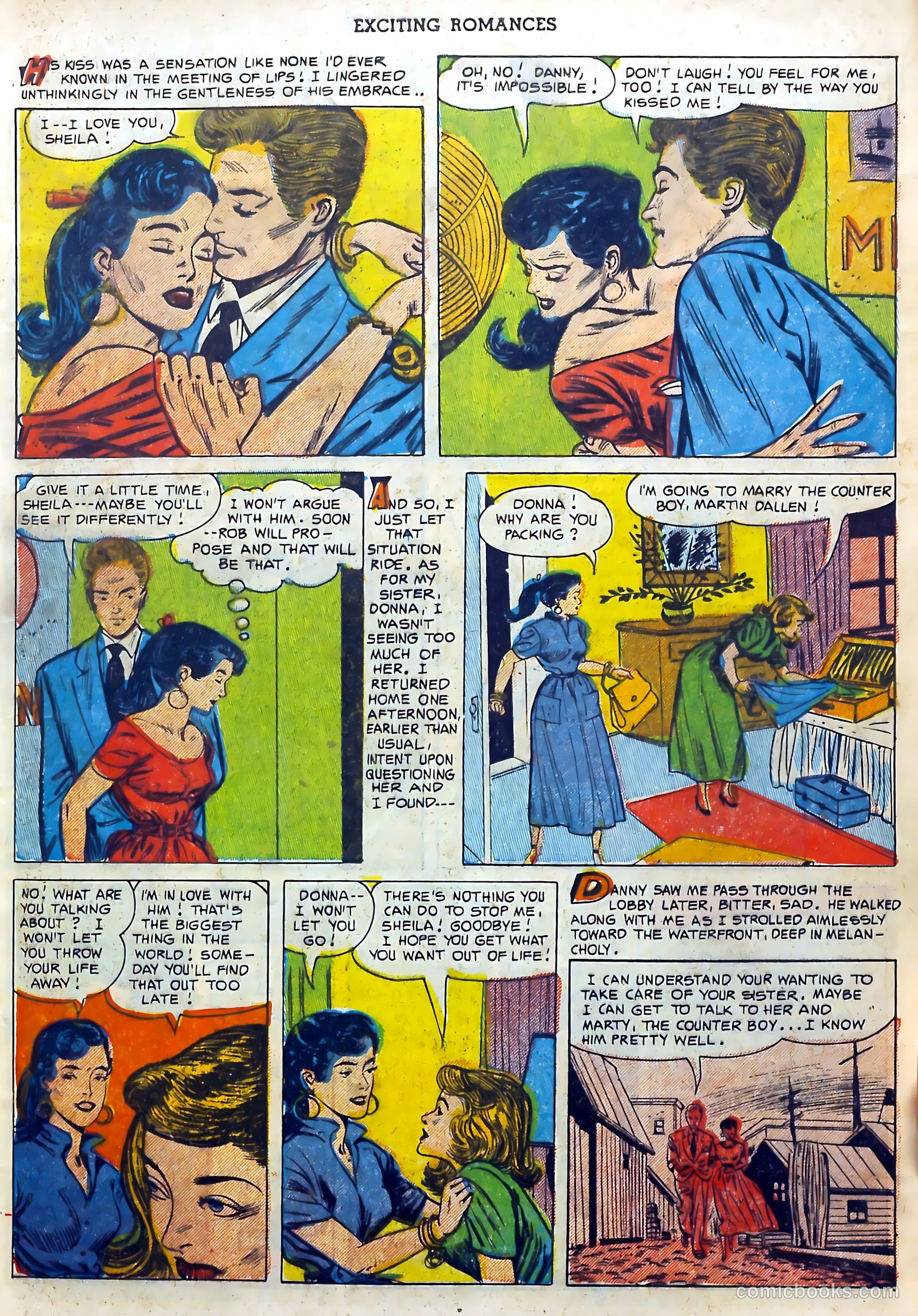 Exciting Romances #12 (1953) — page 9 of 36