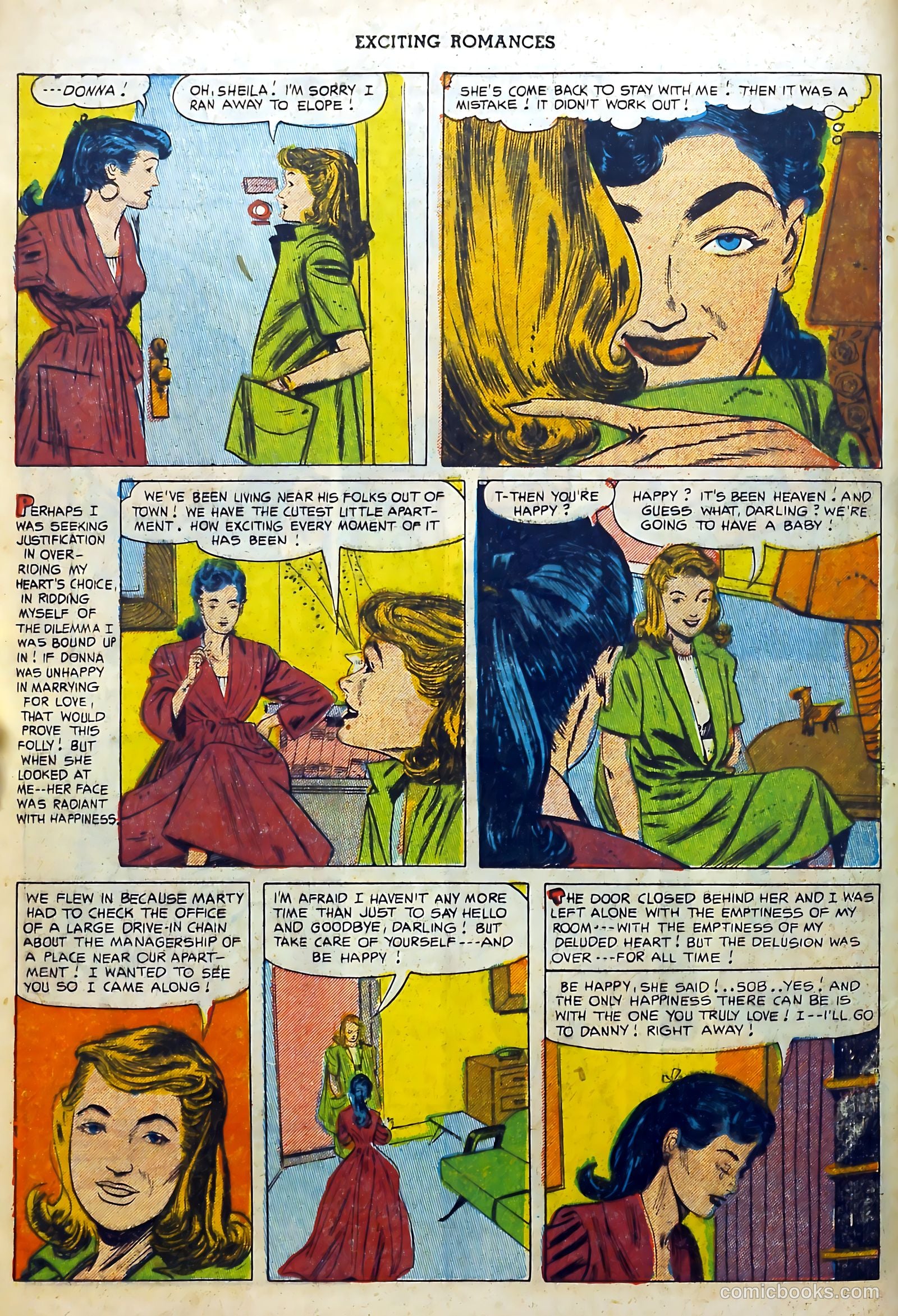 Exciting Romances #12 (1953) — page 12 of 36