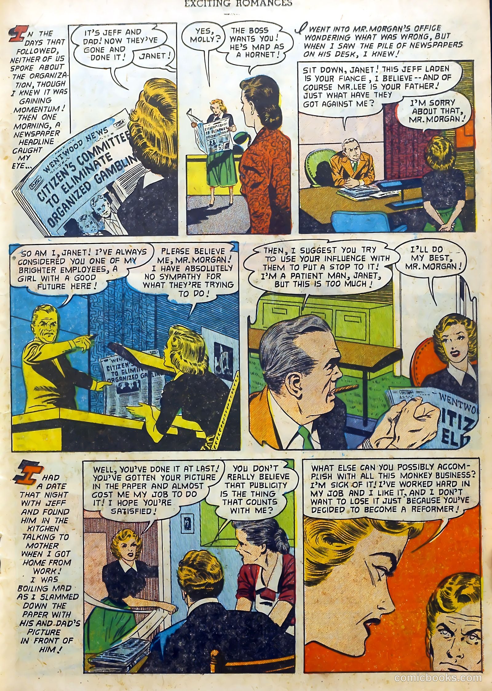 Exciting Romances #12 (1953) — page 19 of 36