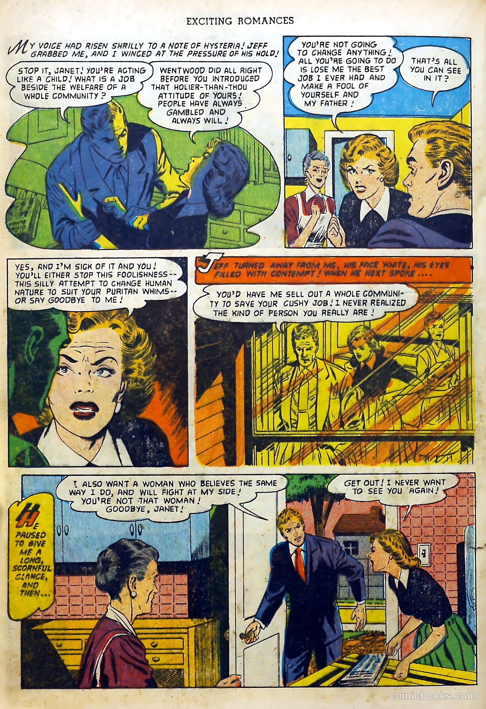 Exciting Romances #12 (1953) — page 20 of 36