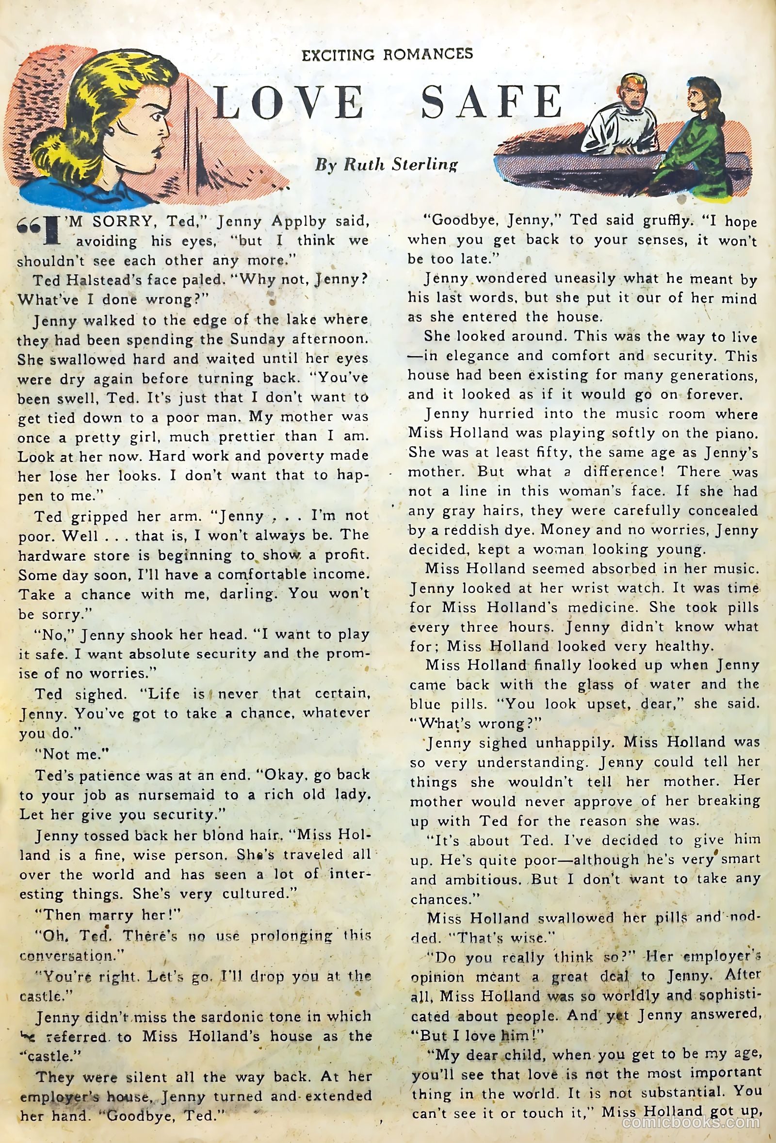 Exciting Romances #12 (1953) — page 24 of 36