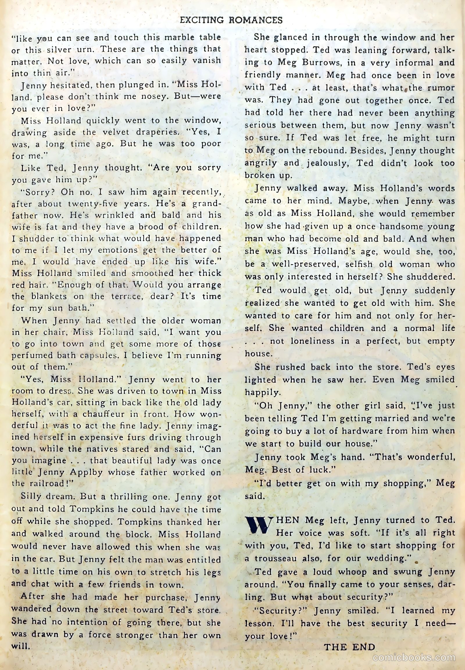 Exciting Romances #12 (1953) — page 25 of 36