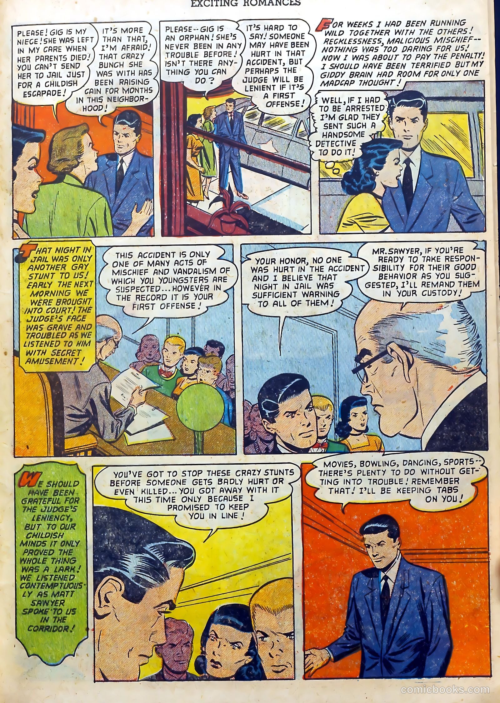 Exciting Romances #12 (1953) — page 27 of 36
