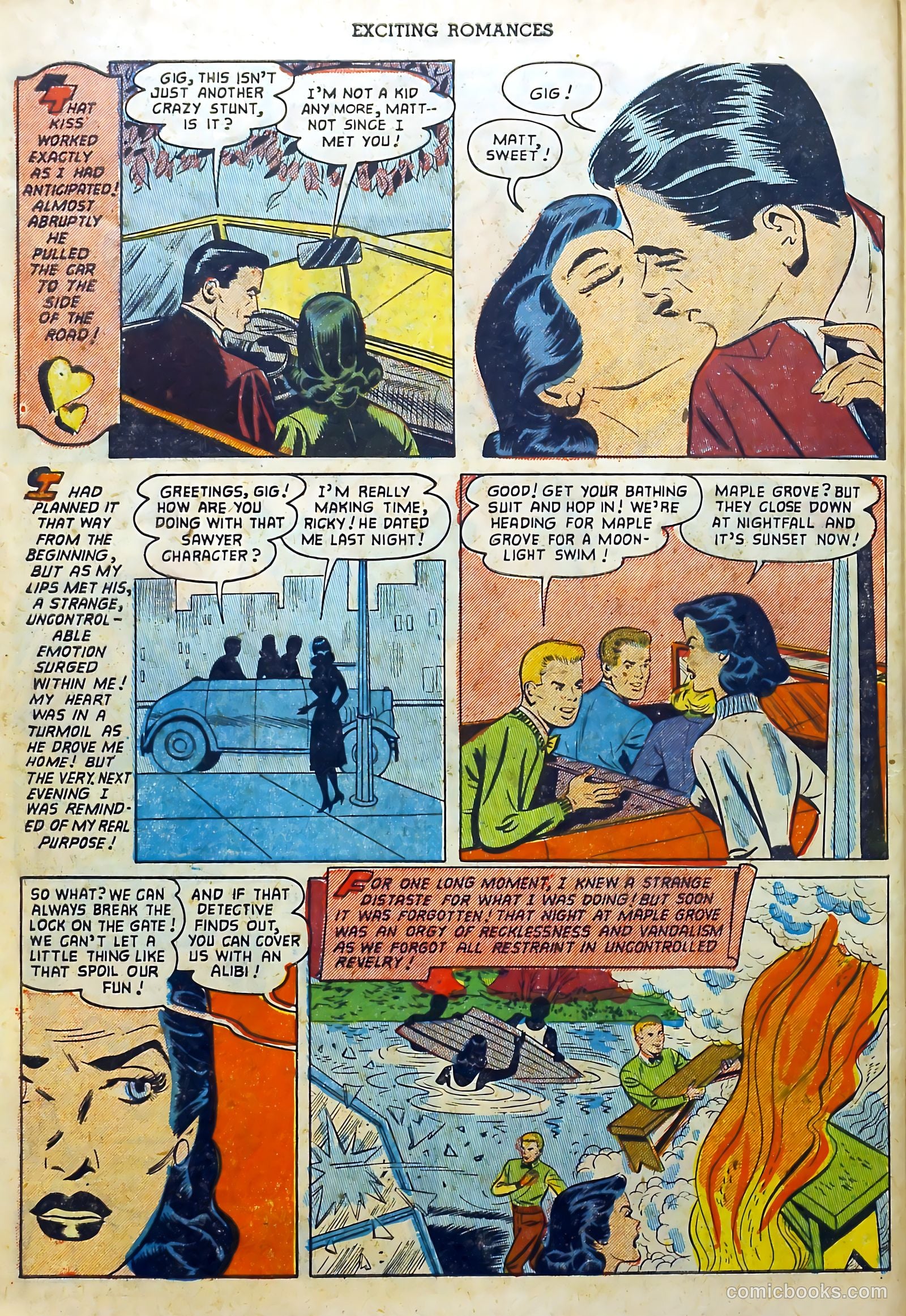 Exciting Romances #12 (1953) — page 30 of 36