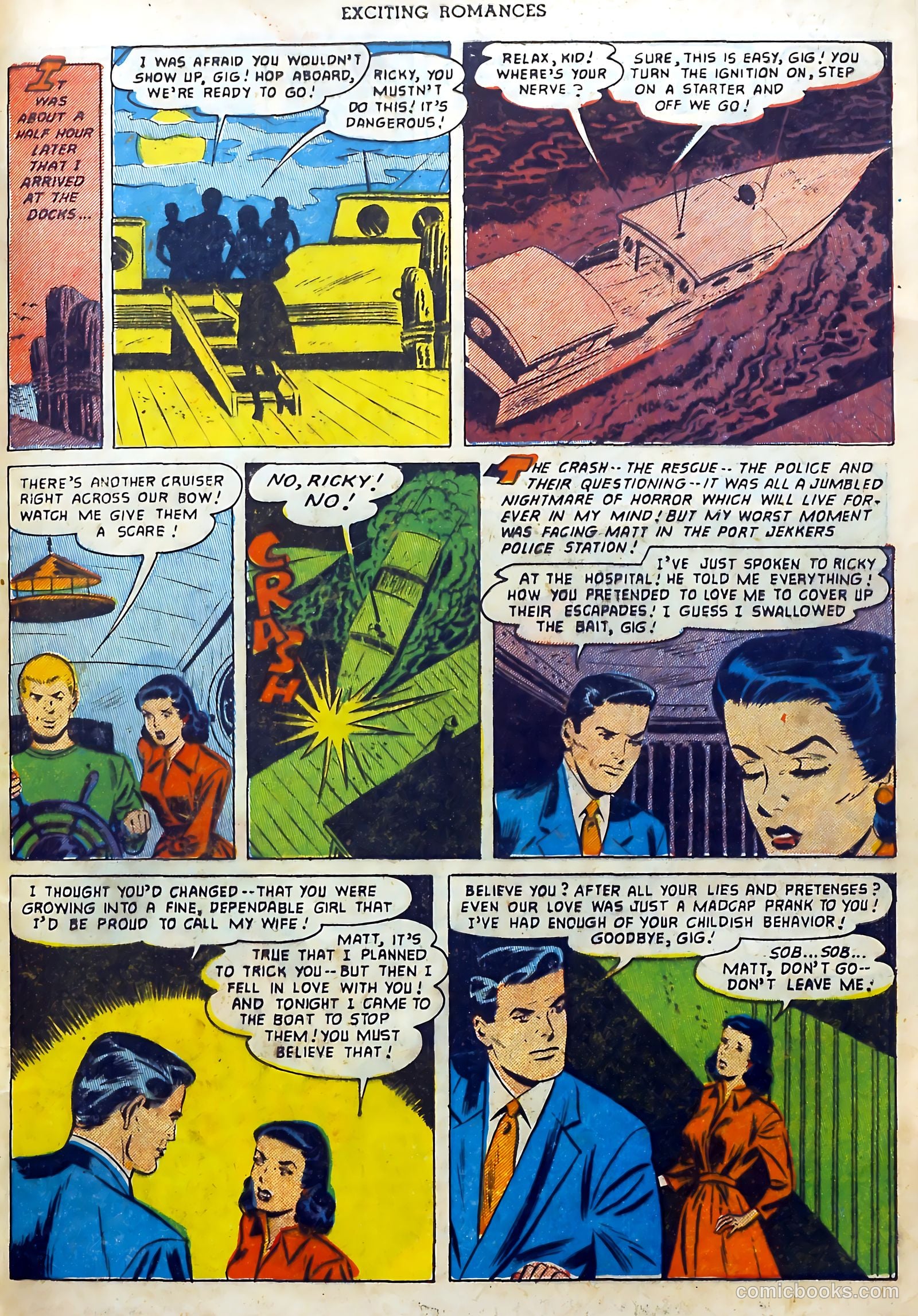 Exciting Romances #12 (1953) — page 33 of 36