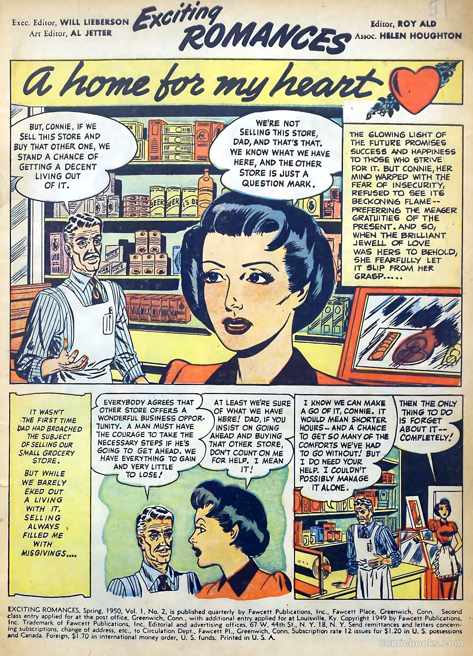 Exciting Romances #2 (1950) — page 3 of 36