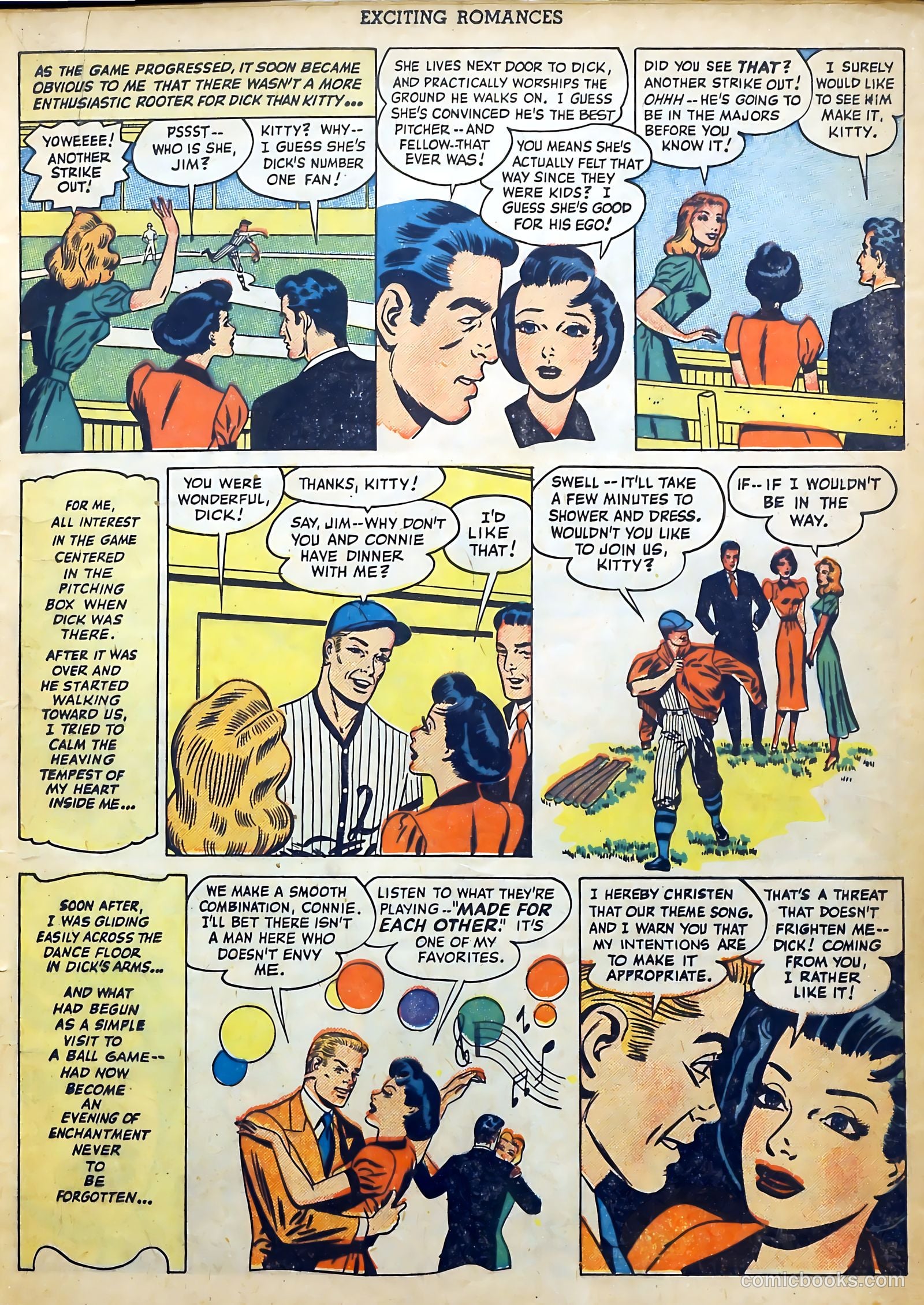 Exciting Romances #2 (1950) — page 5 of 36
