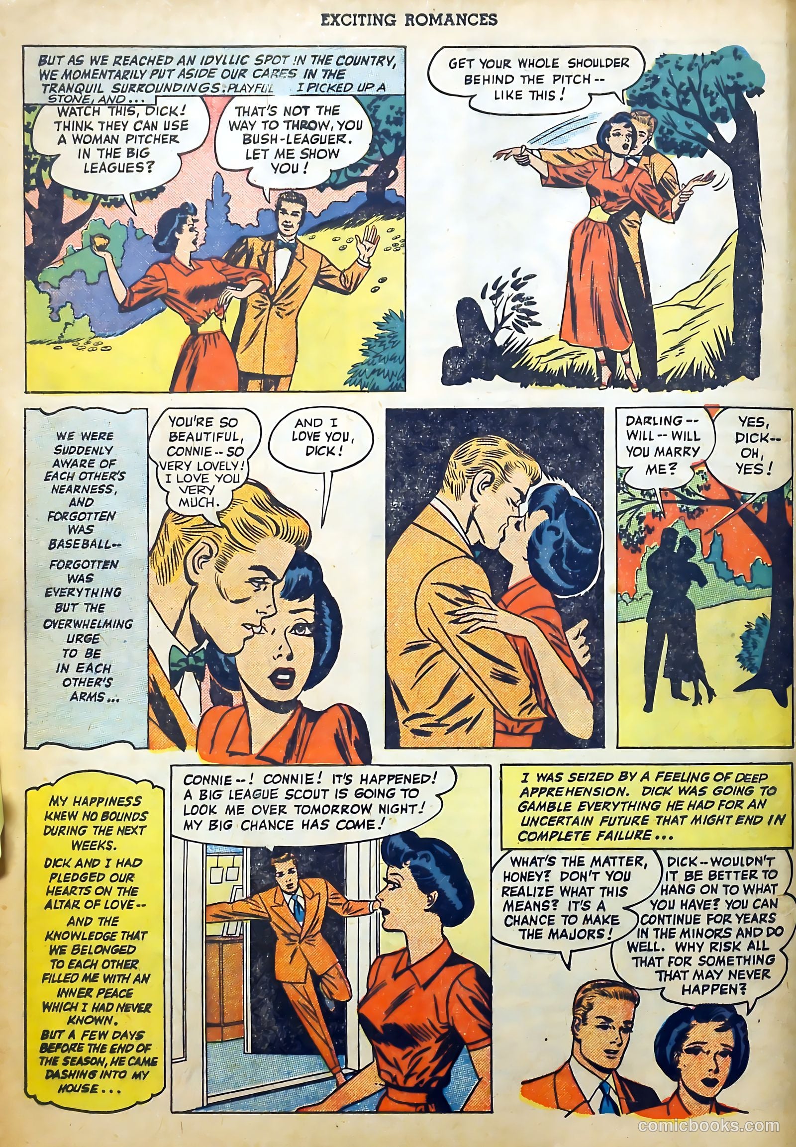Exciting Romances #2 (1950) — page 8 of 36