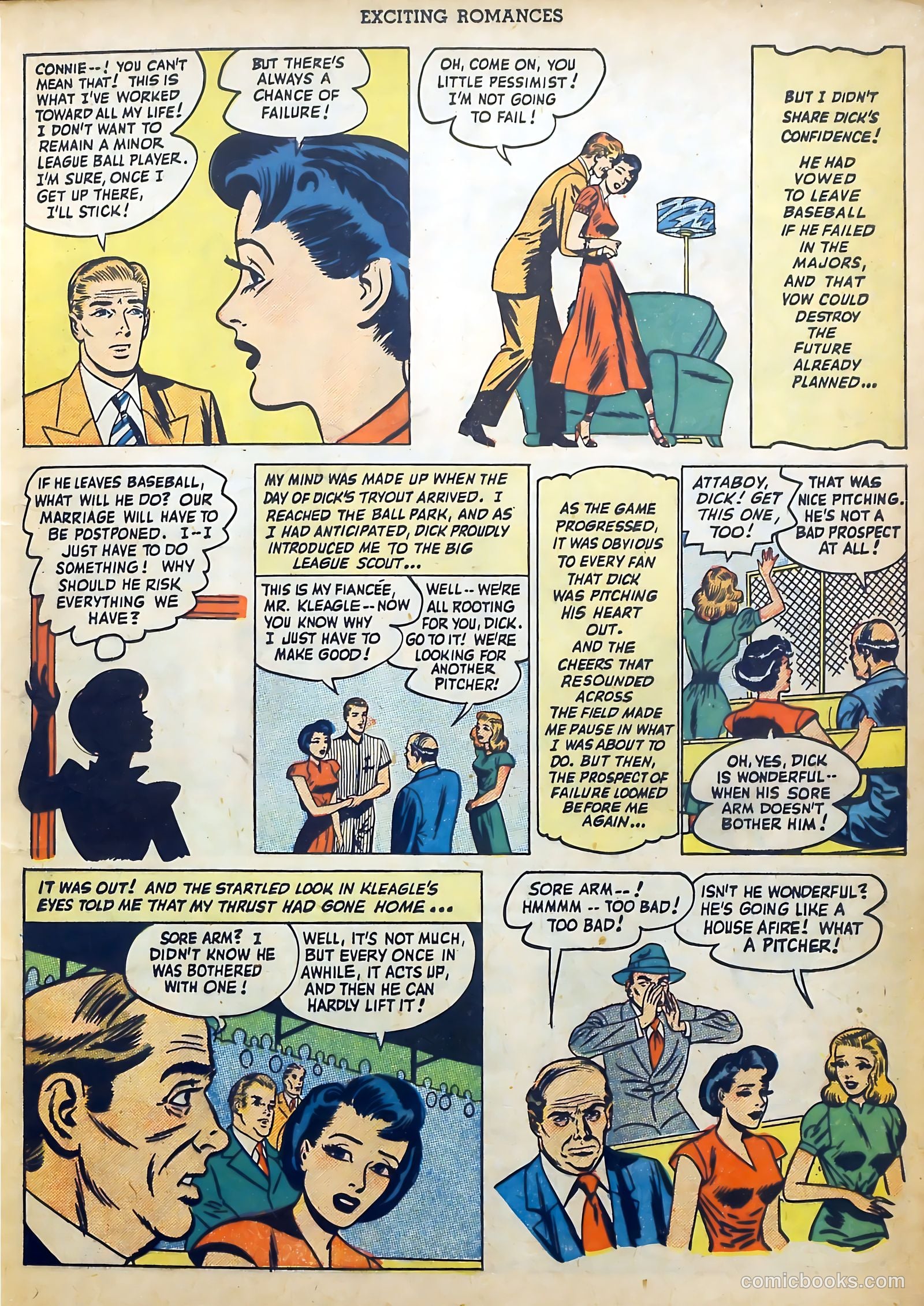 Exciting Romances #2 (1950) — page 9 of 36