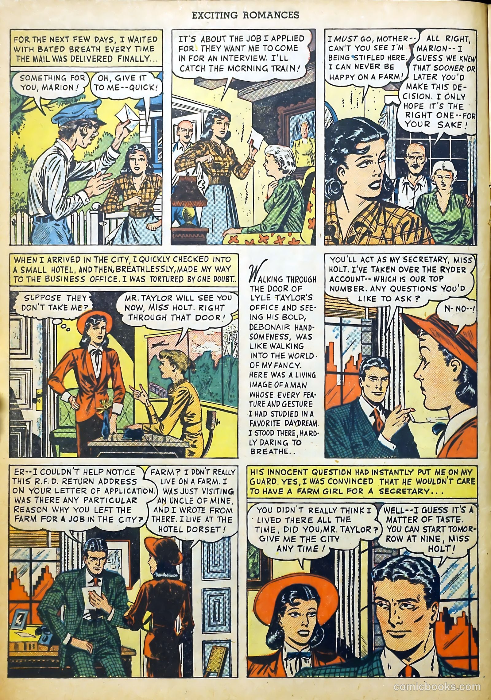 Exciting Romances #2 (1950) — page 16 of 36