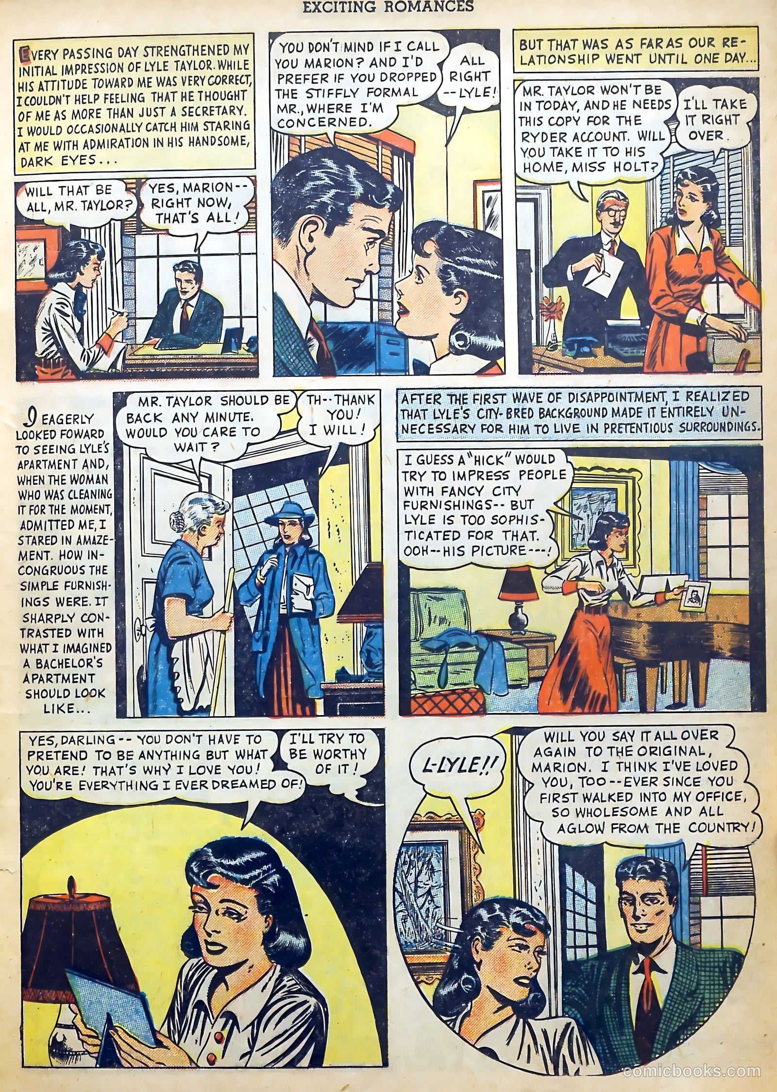 Exciting Romances #2 (1950) — page 17 of 36