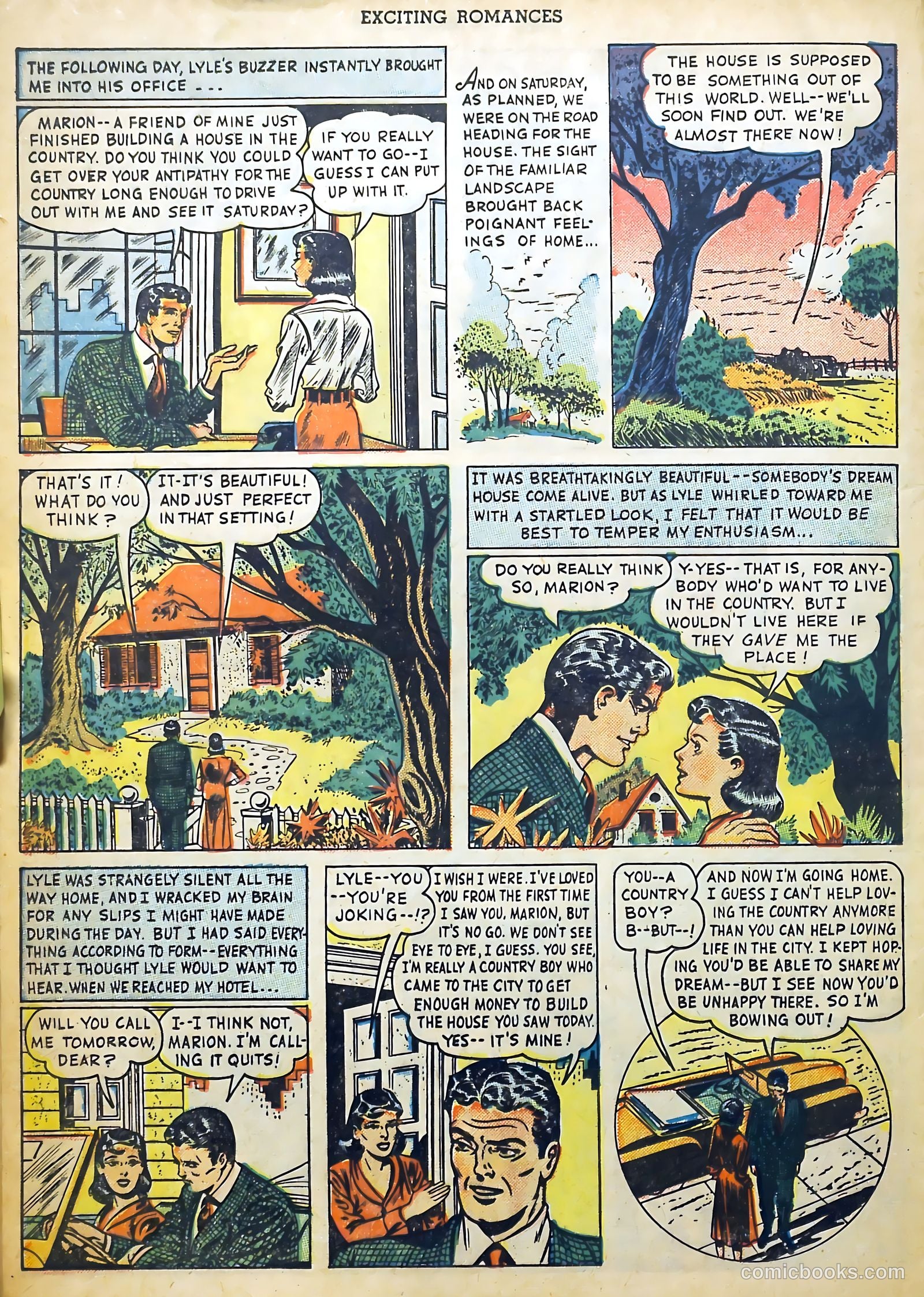 Exciting Romances #2 (1950) — page 20 of 36