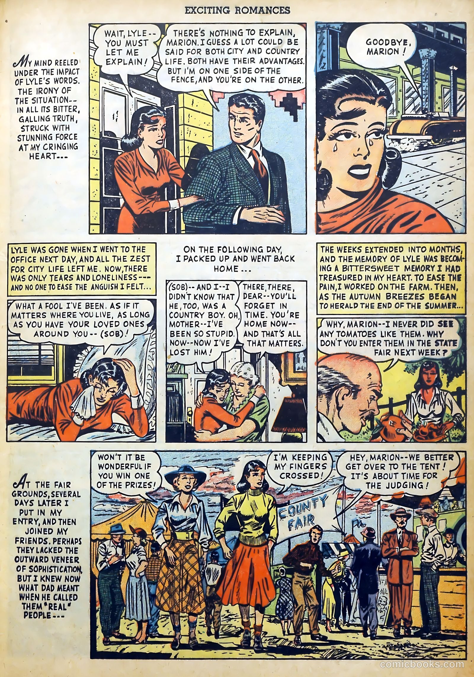 Exciting Romances #2 (1950) — page 21 of 36