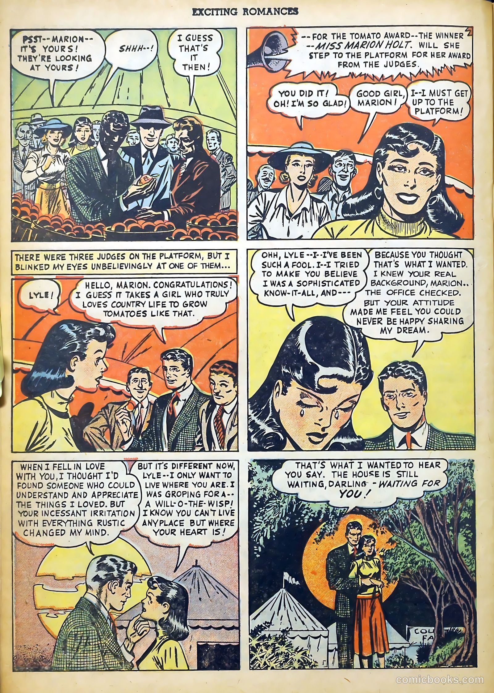 Exciting Romances #2 (1950) — page 22 of 36