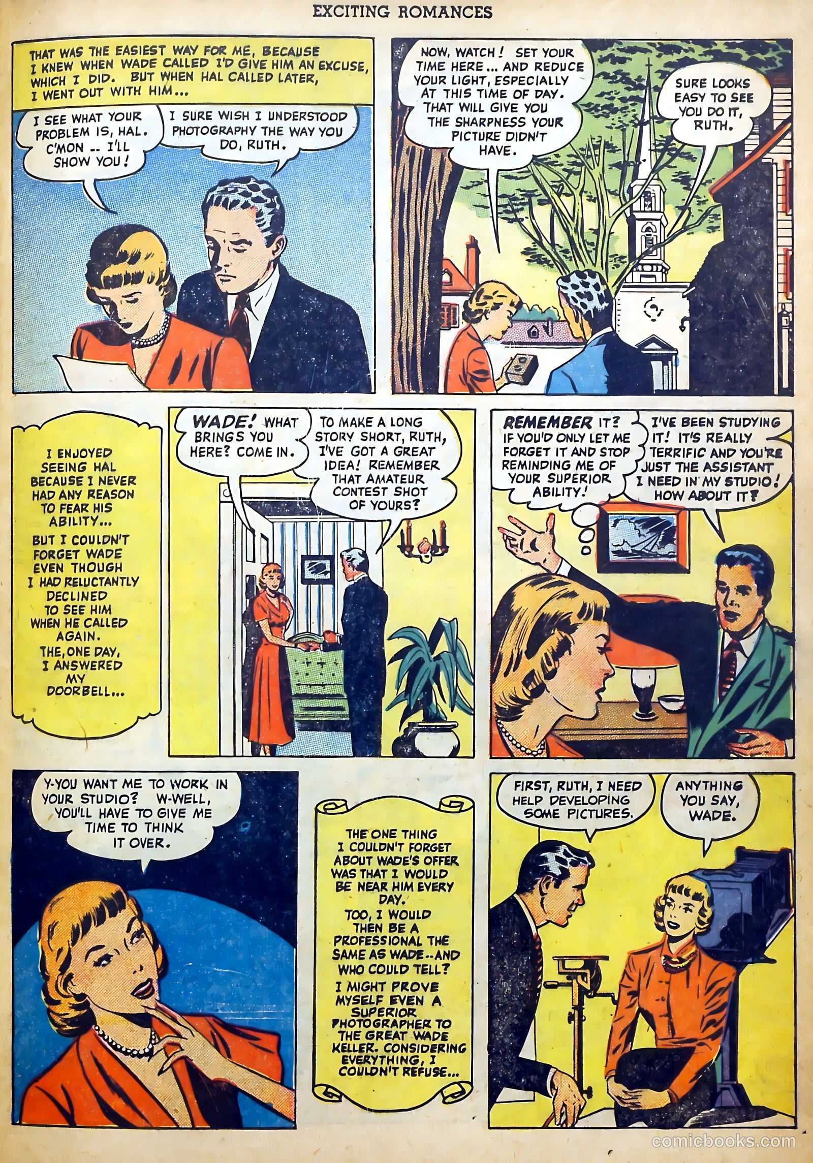 Exciting Romances #2 (1950) — page 29 of 36