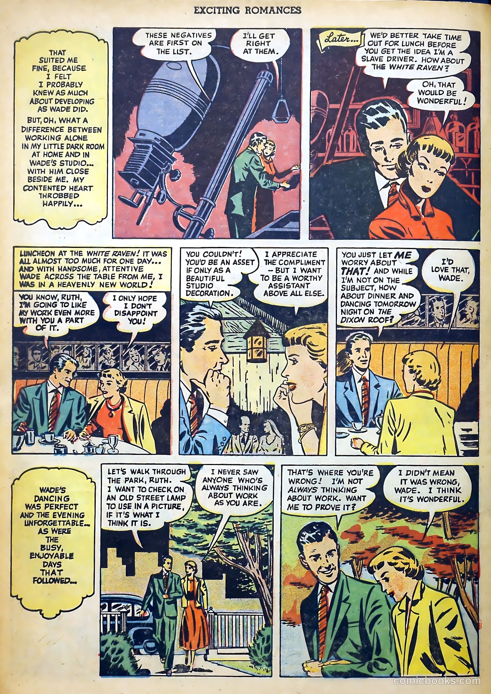 Exciting Romances #2 (1950) — page 30 of 36