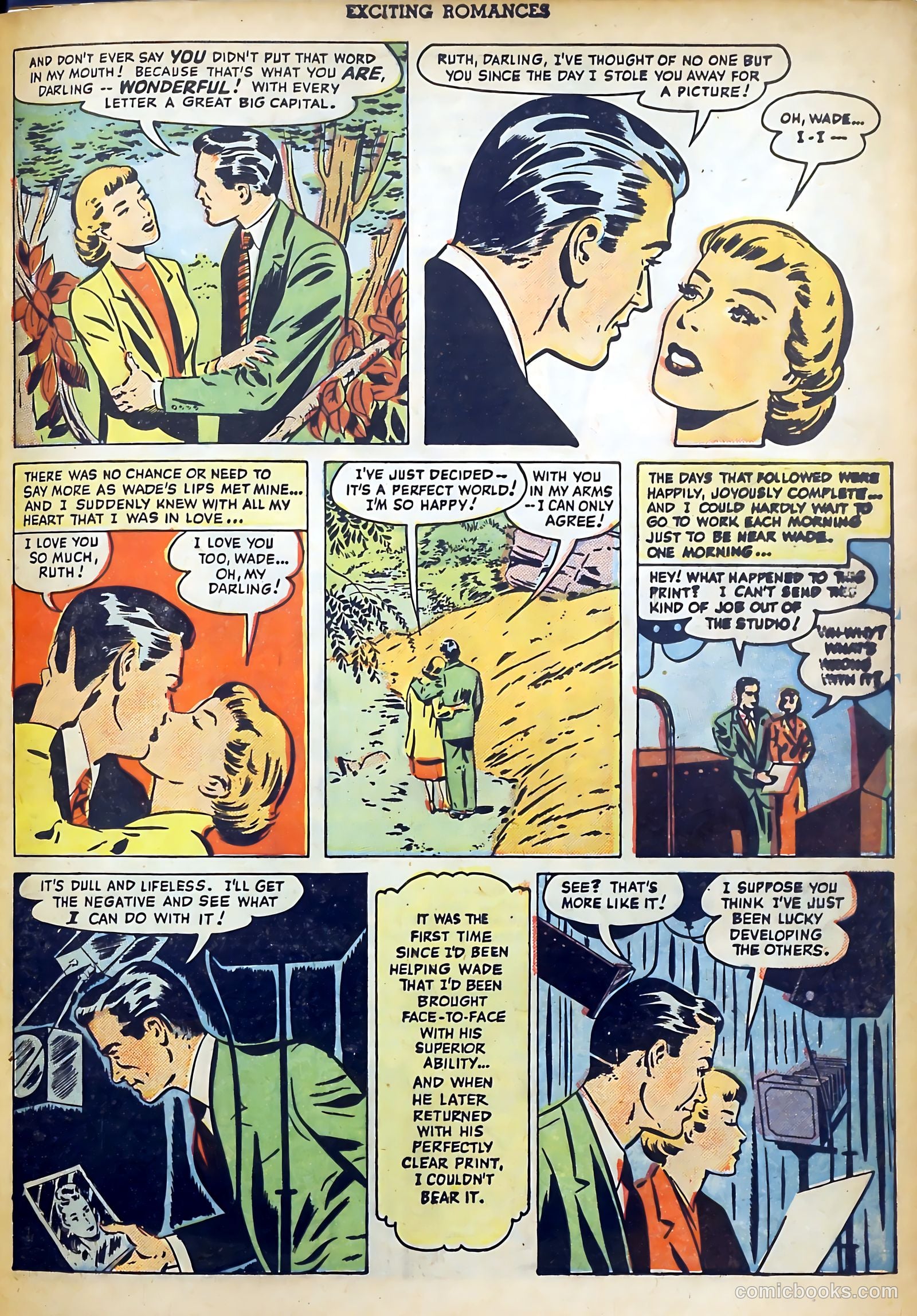 Exciting Romances #2 (1950) — page 31 of 36