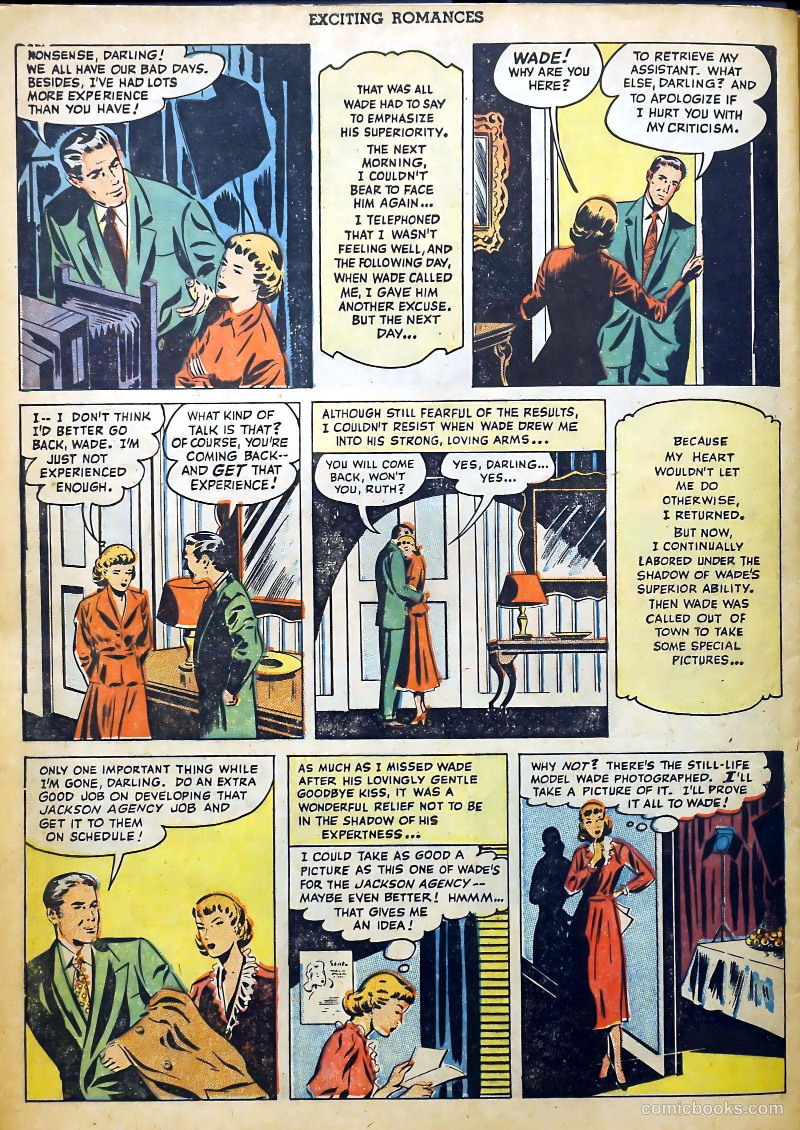 Exciting Romances #2 (1950) — page 32 of 36